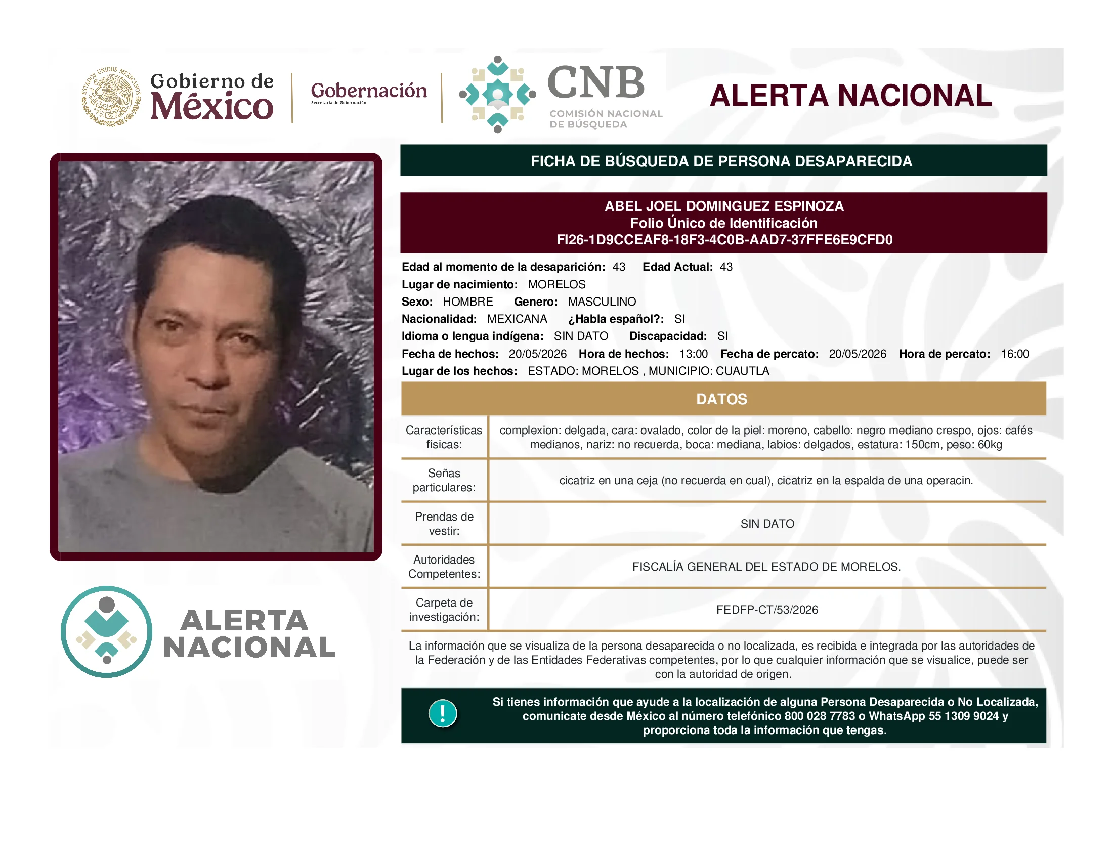 Abel Joel Dominguez Espinoza