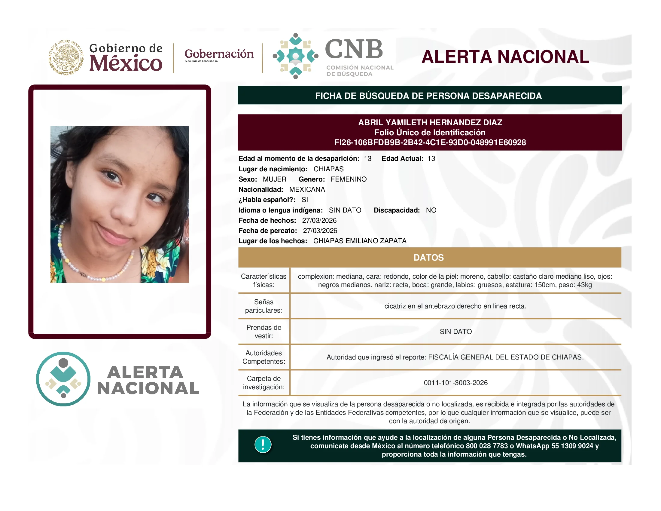 Abril Yamileth Hernandez Diaz