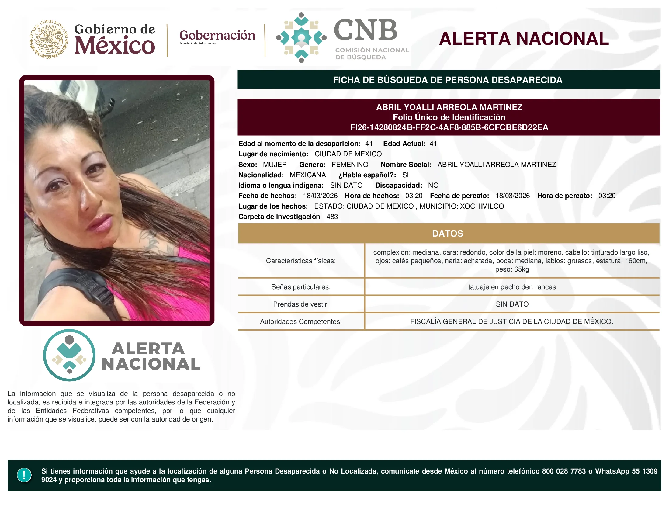 Abril Yoalli Arreola Martinez