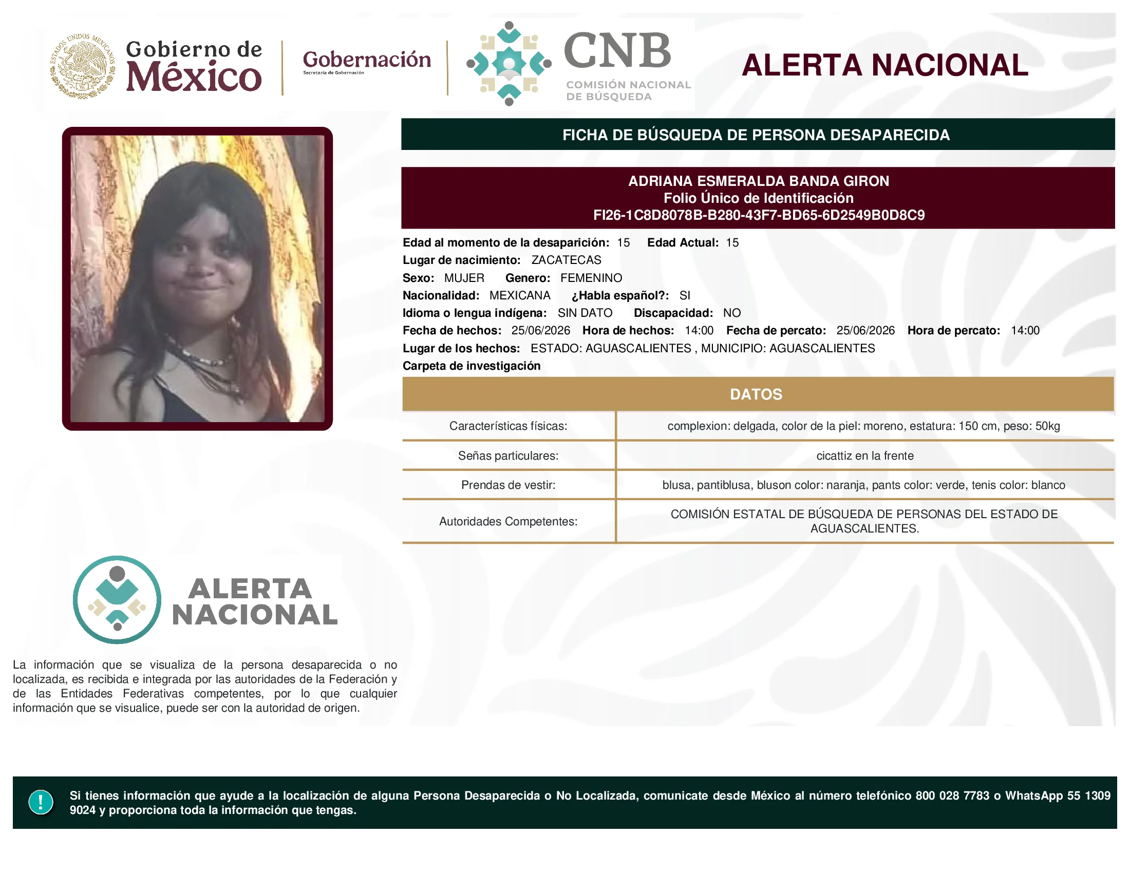 Adriana Esmeralda Banda Giron