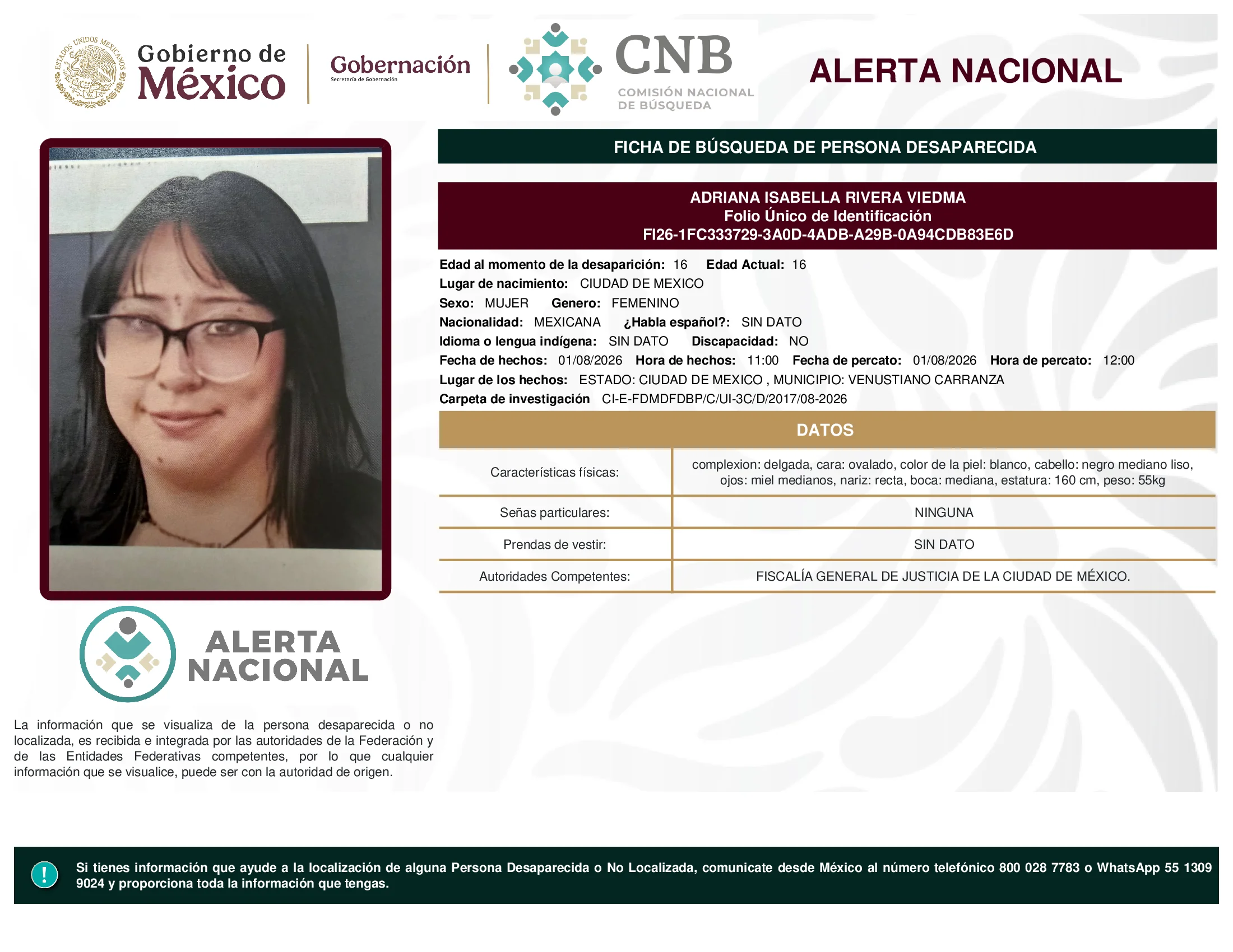 Adriana Isabella Rivera Viedma