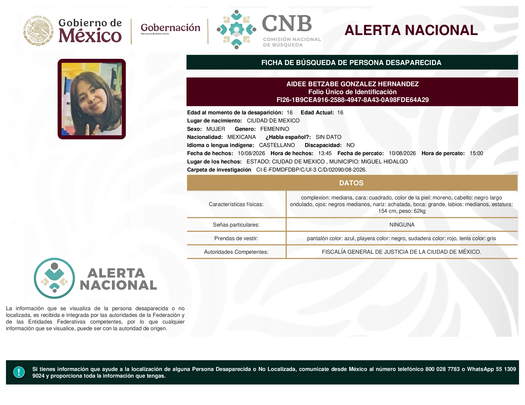 Aidee Betzabe Gonzalez Hernandez