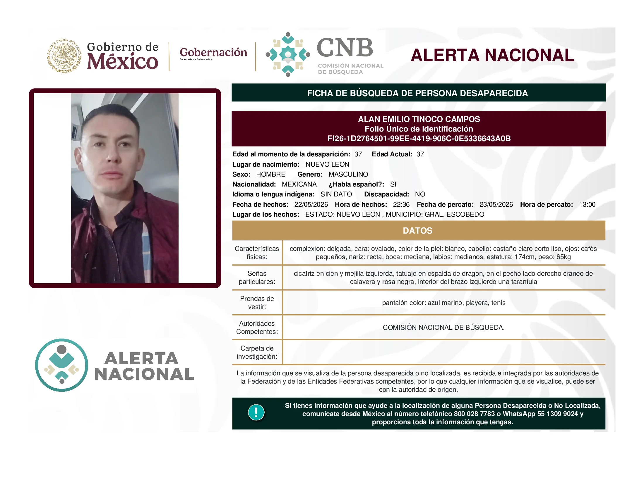 Alan Emilio Tinoco Campos