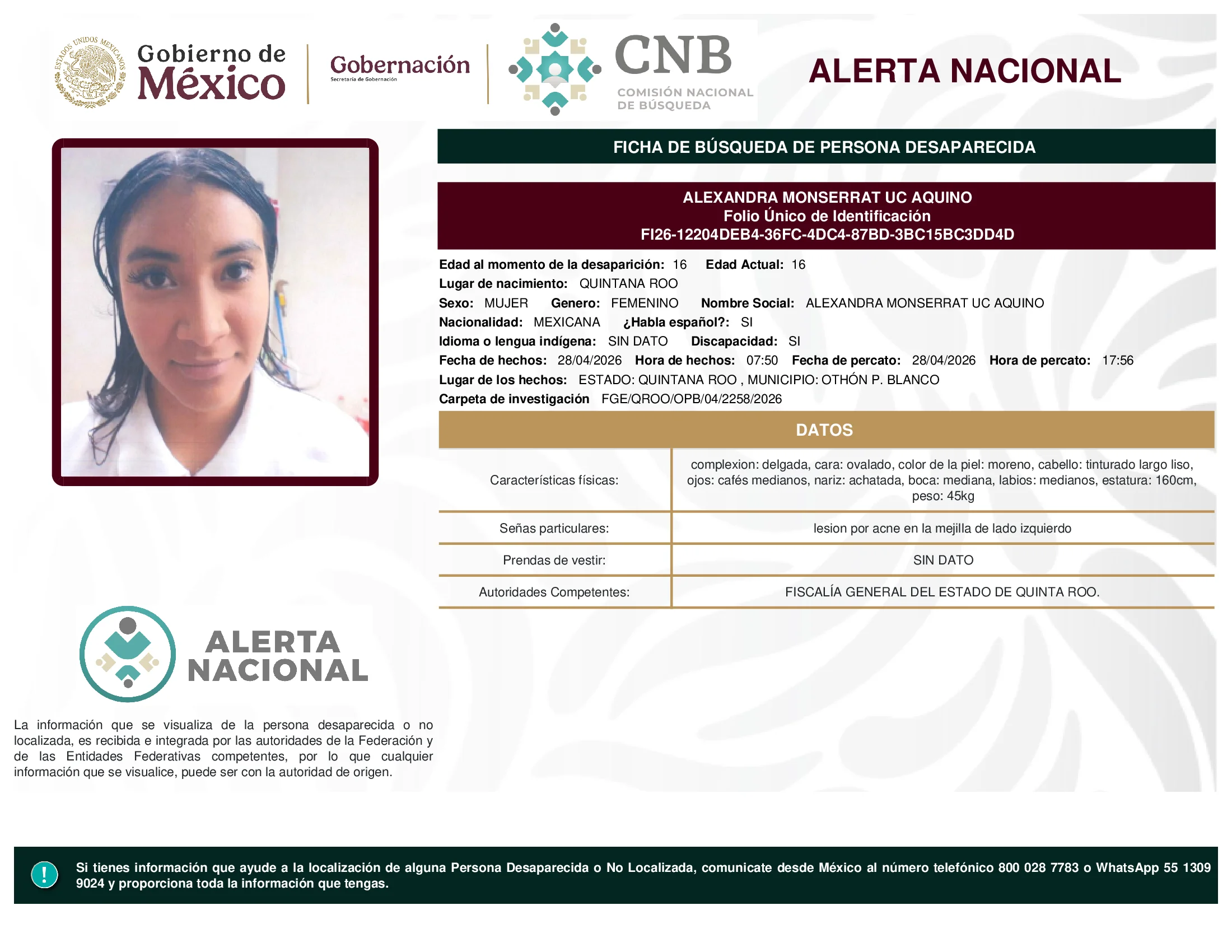 Alexandra Monserrat Uc Aquino