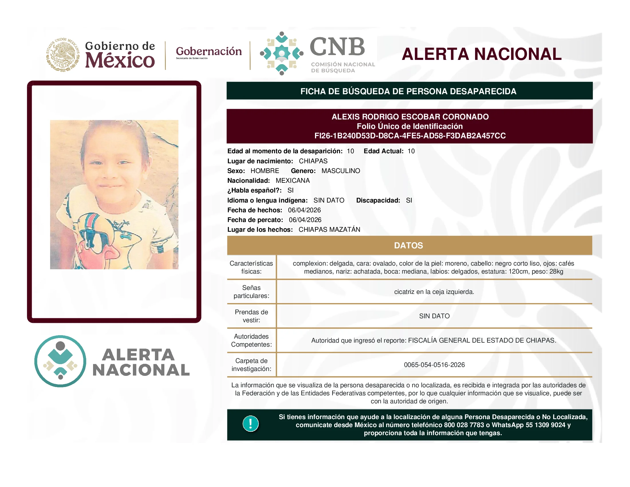 Alexis Rodrigo Escobar Coronado
