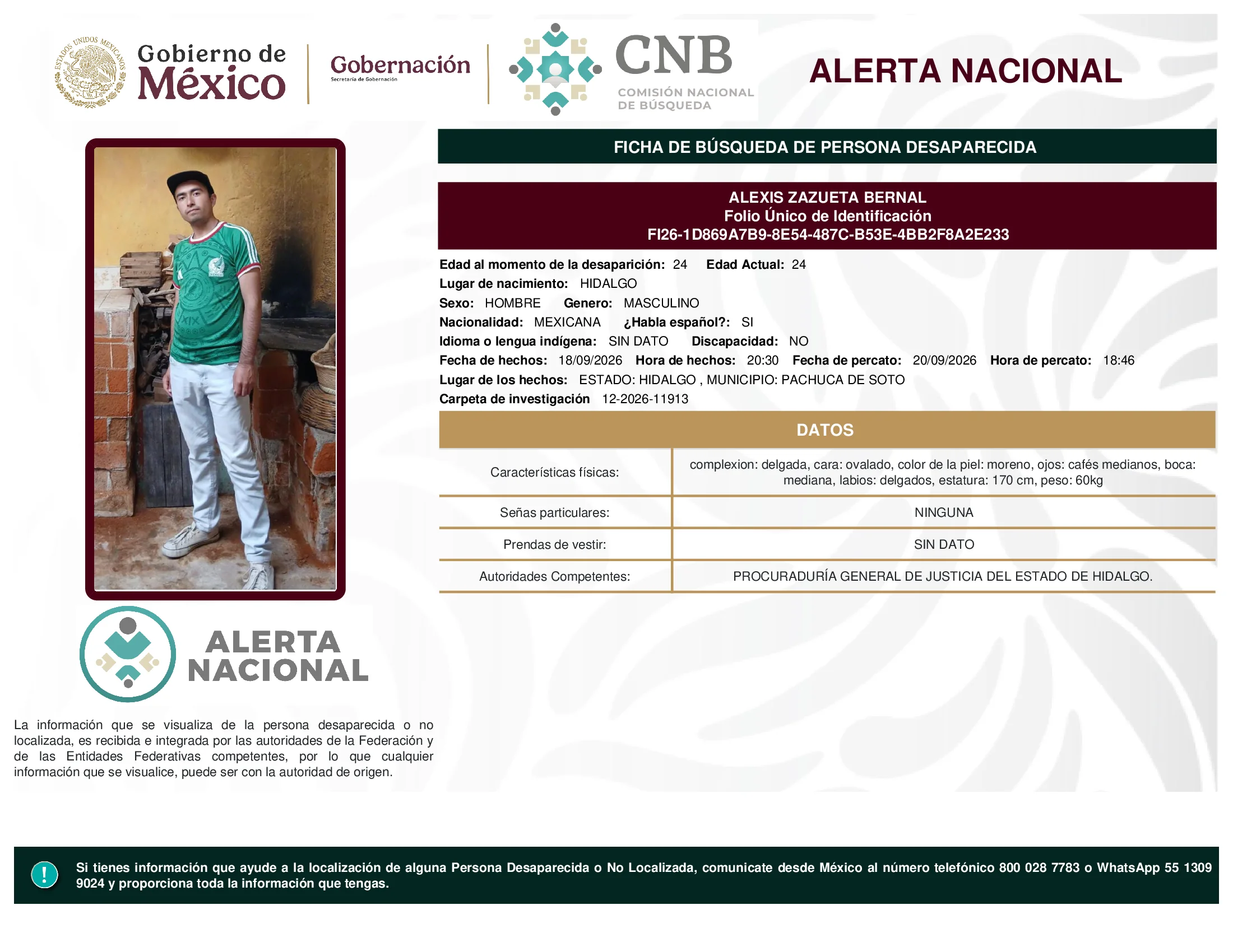 Alexis Zazueta Bernal