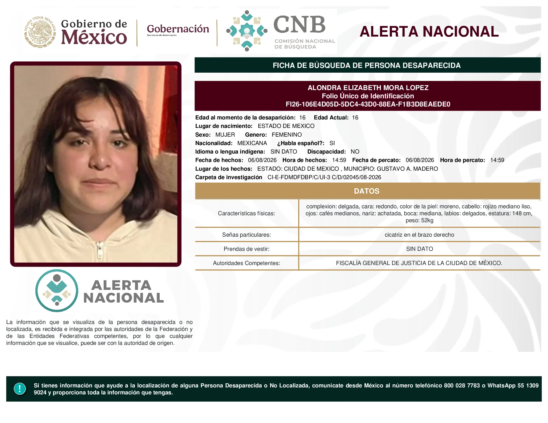 Alondra Elizabeth Mora Lopez
