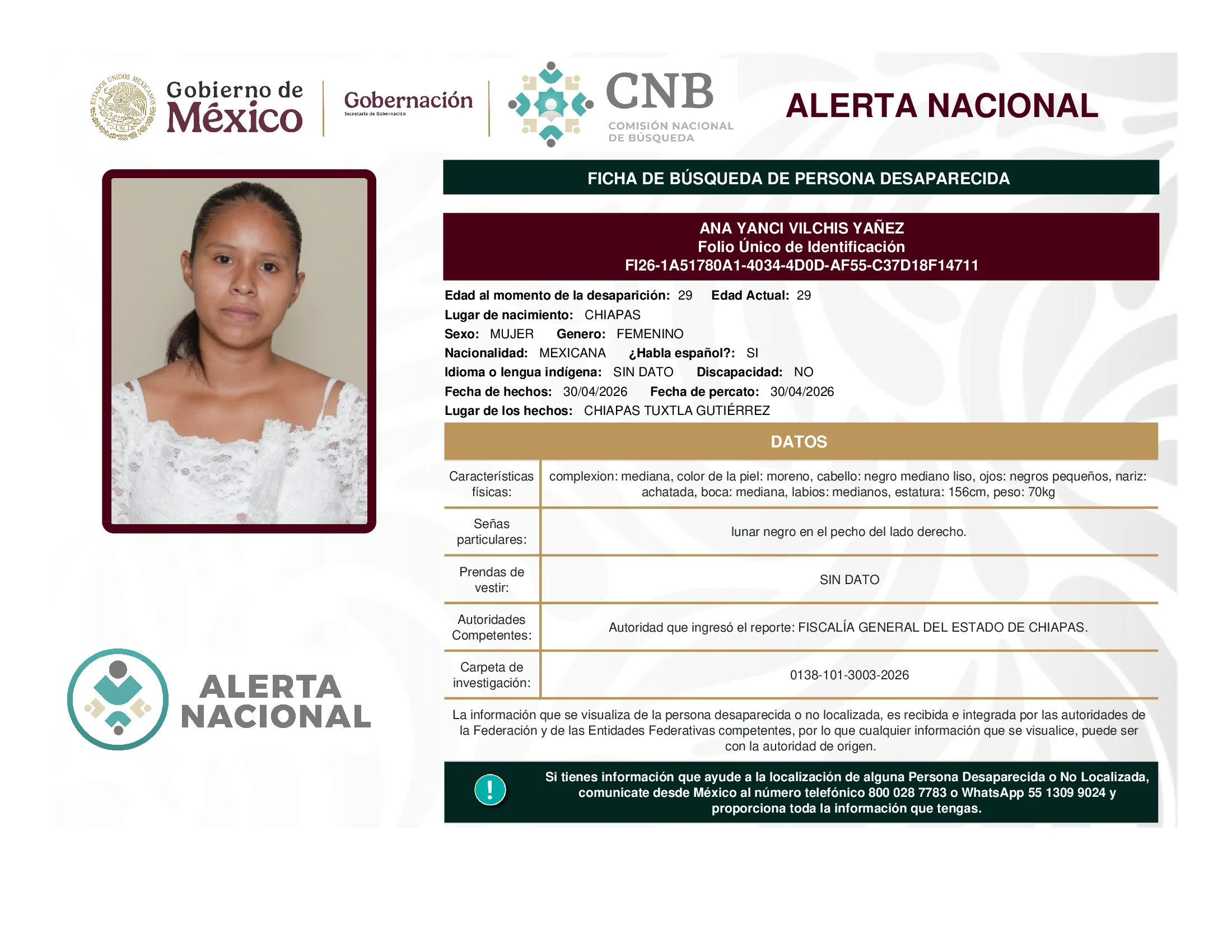 Ana Yanci Vilchis Yañez