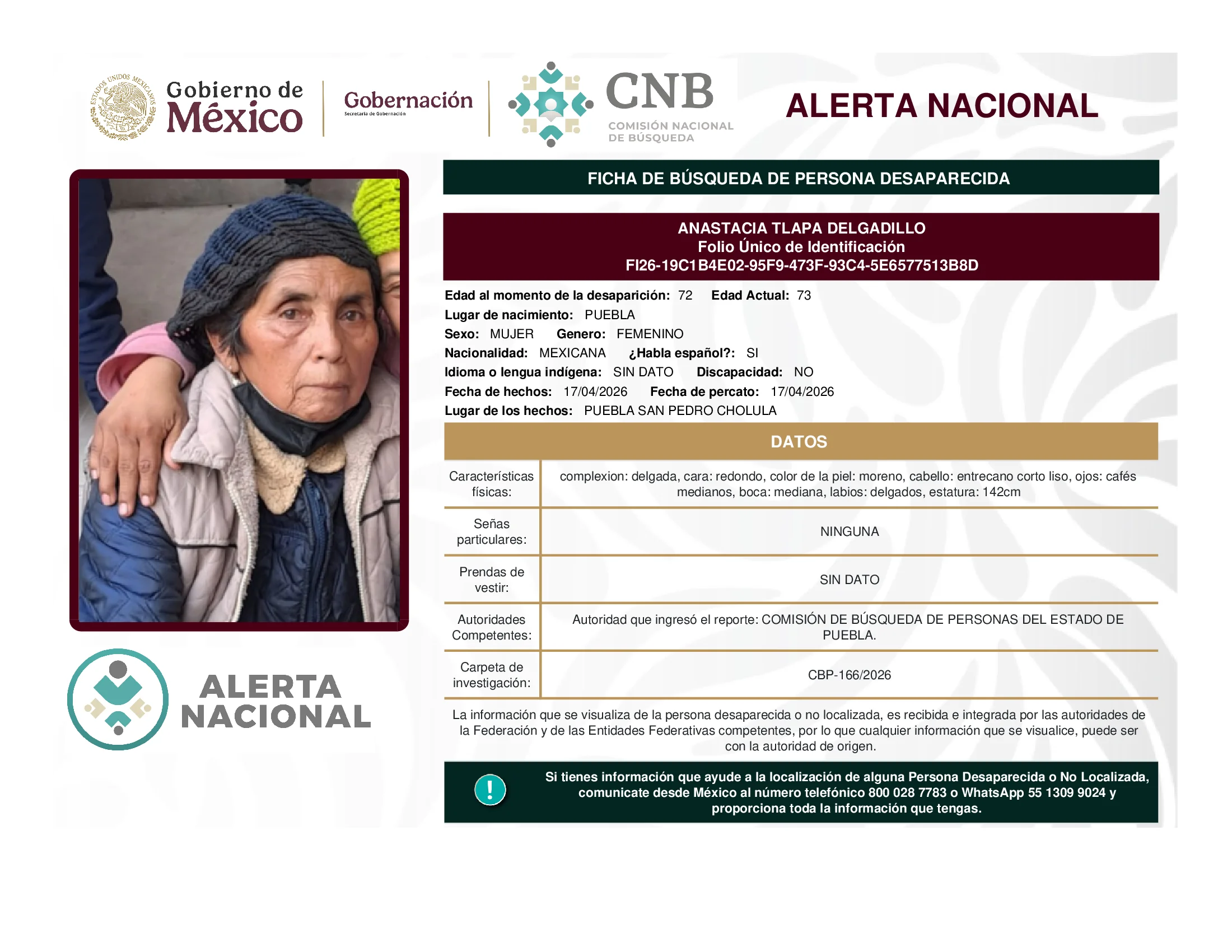 Anastacia Tlapa Delgadillo