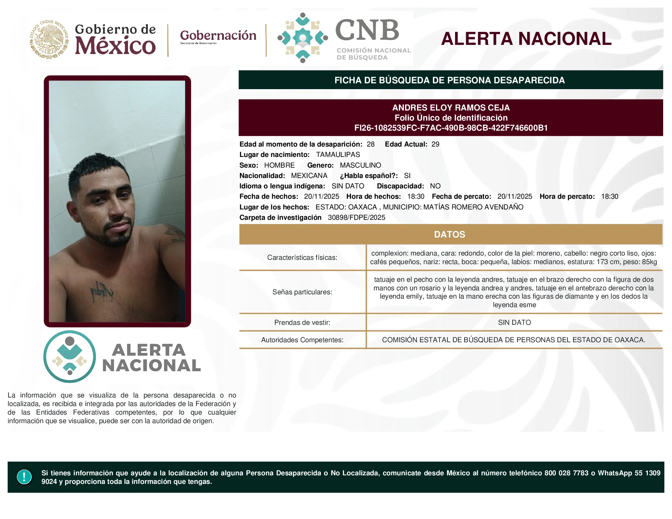 Andres Eloy Ramos Ceja