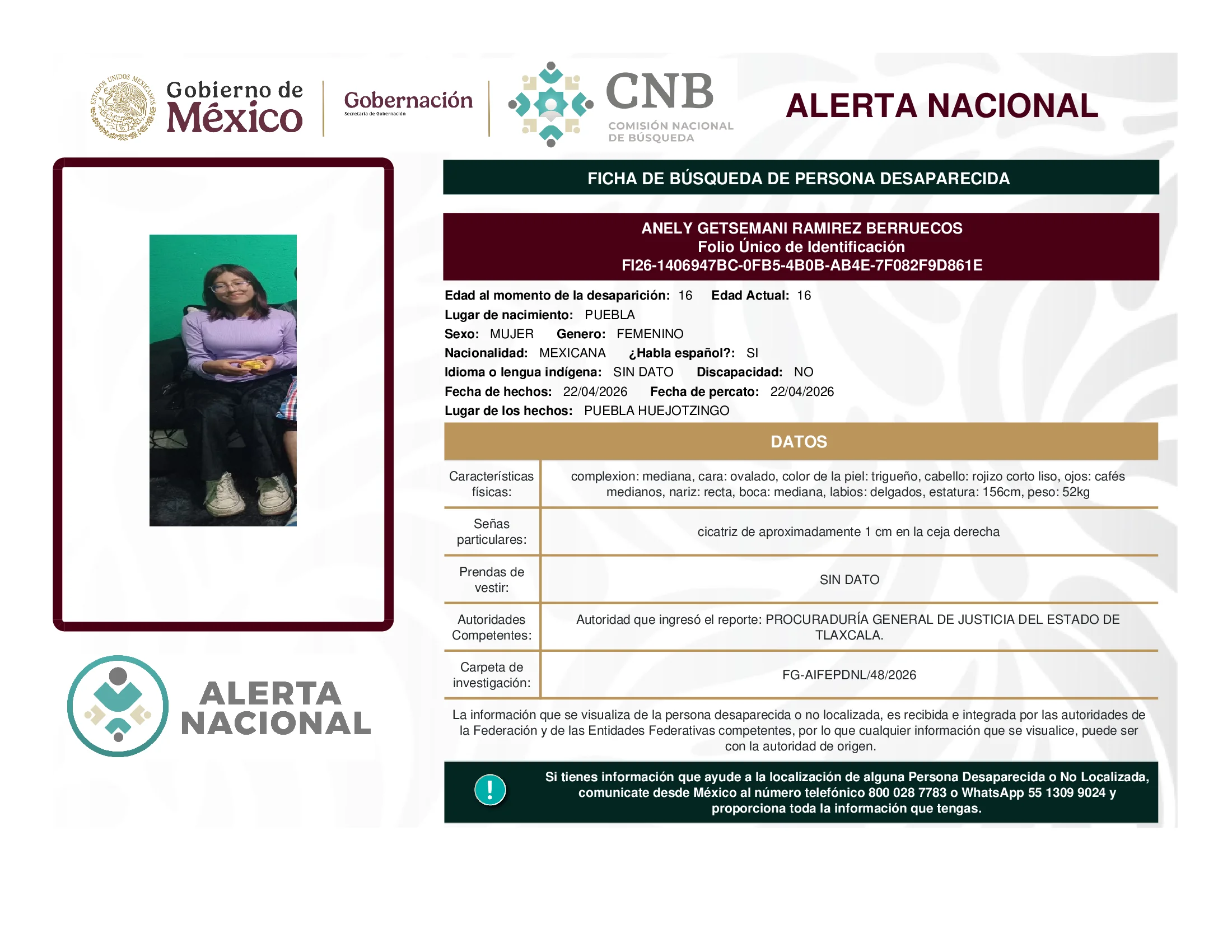 Anely Getsemani Ramirez Berruecos