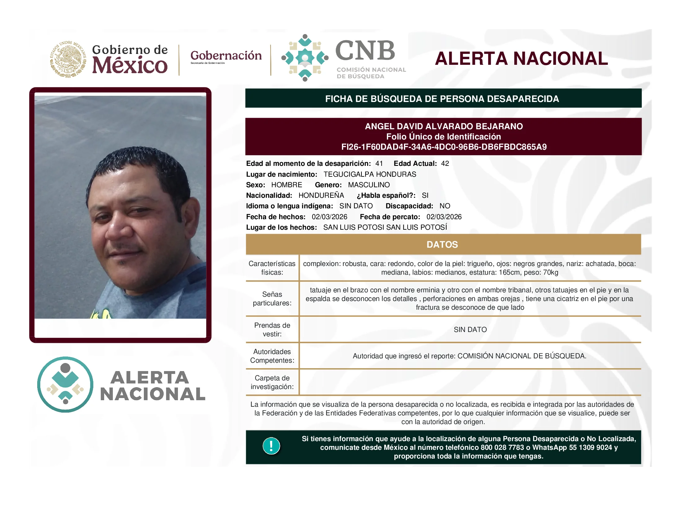 Angel David Alvarado Bejarano