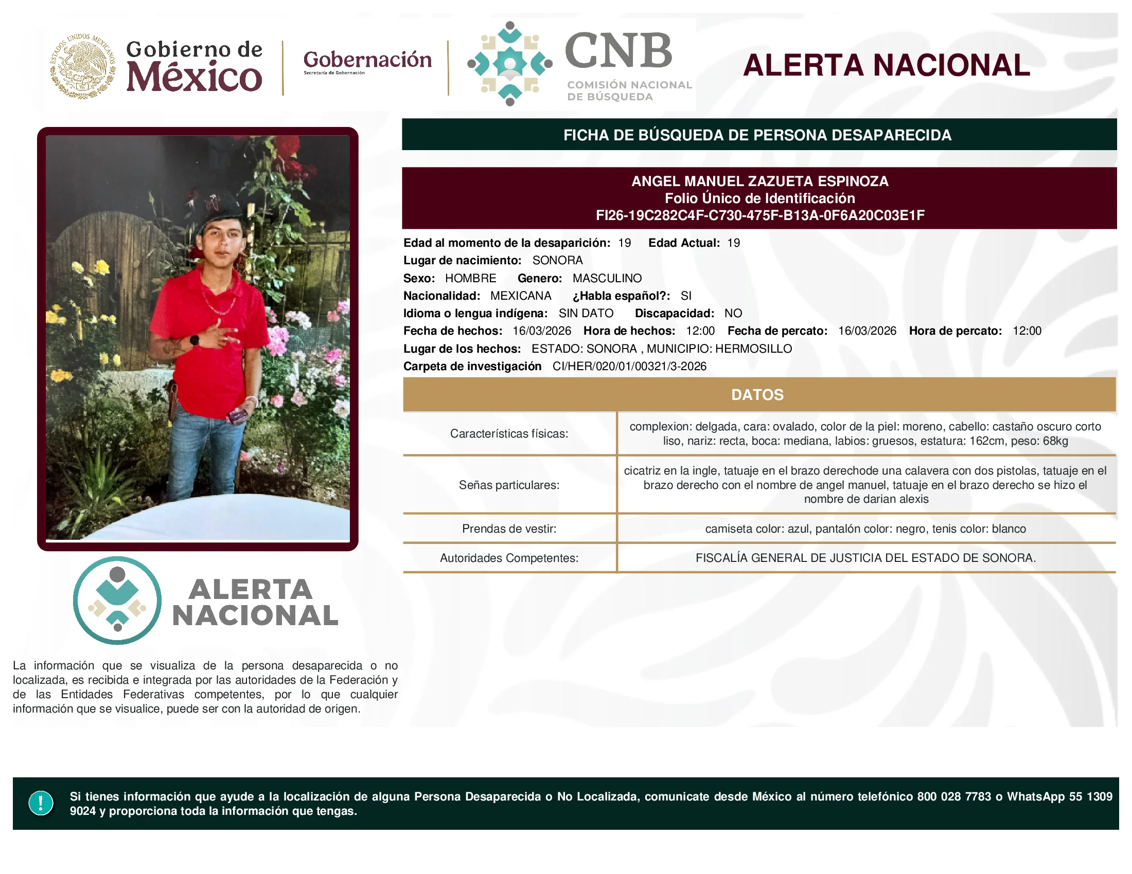 Angel Manuel Zazueta Espinoza