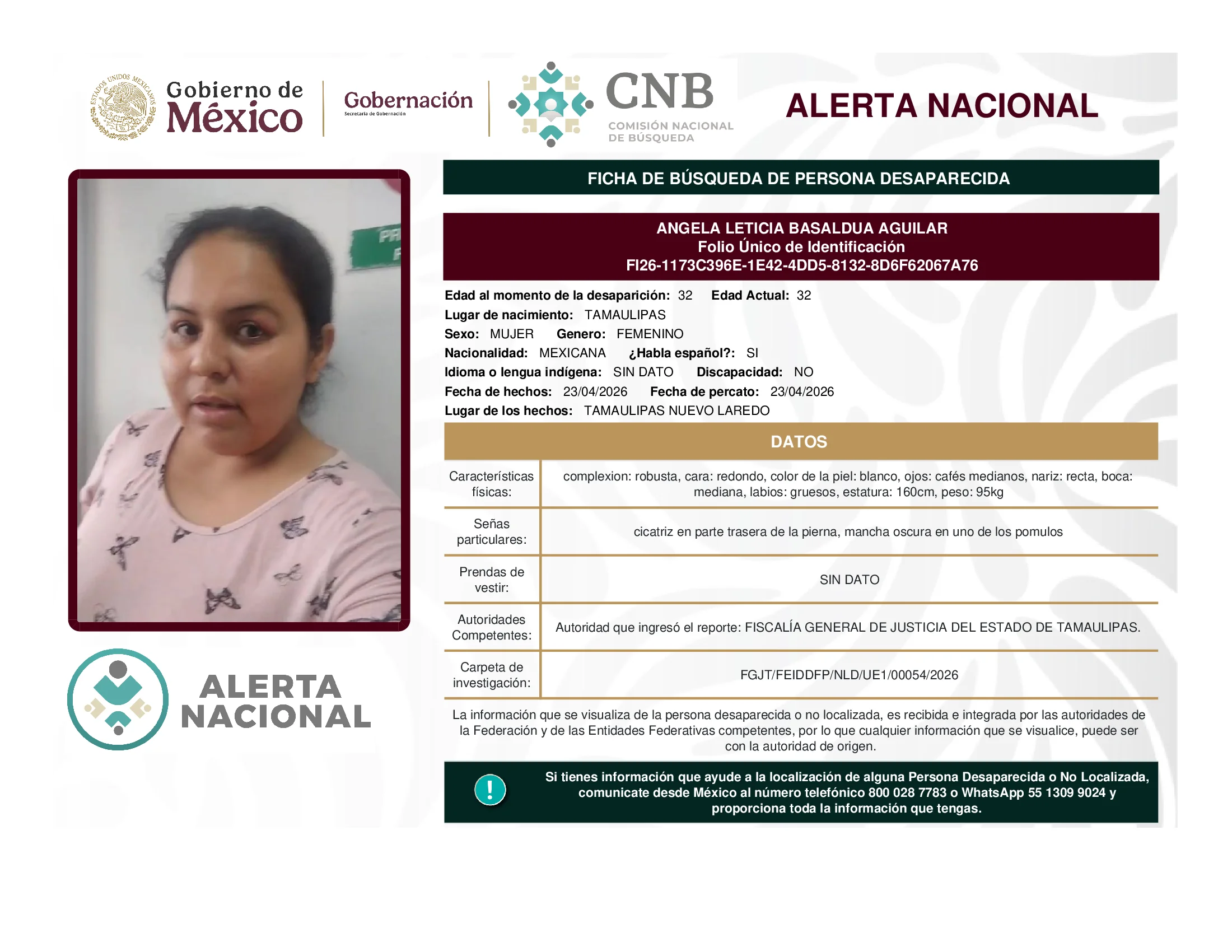Angela Leticia Basaldua Aguilar