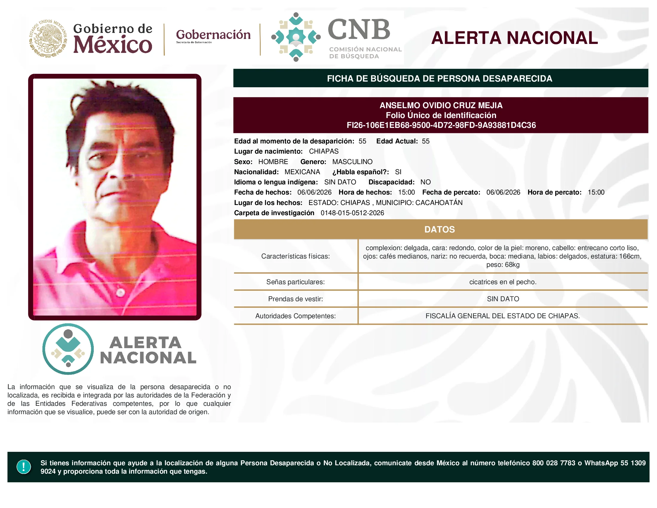 Anselmo Ovidio Cruz Mejia