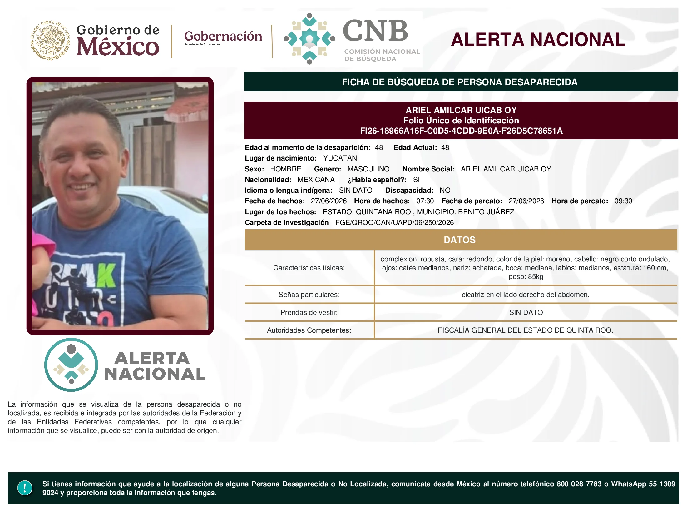 Ariel Amilcar Uicab Oy