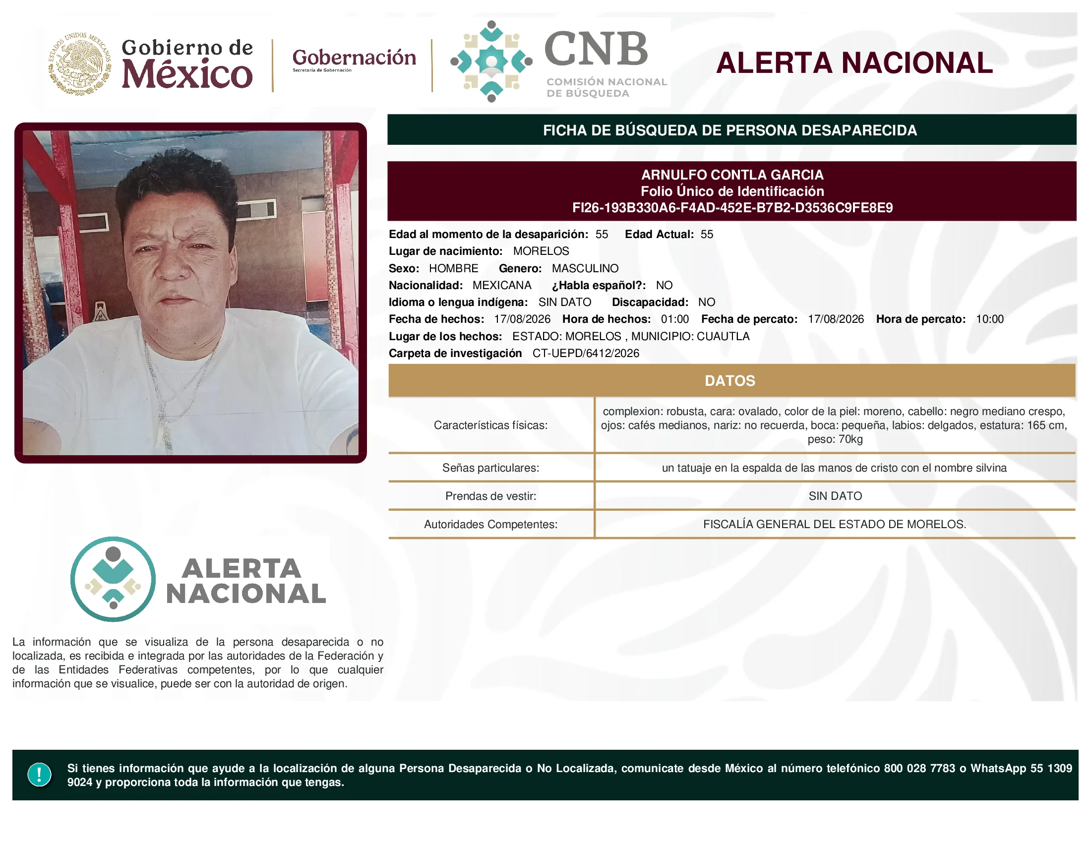 Arnulfo Contla Garcia