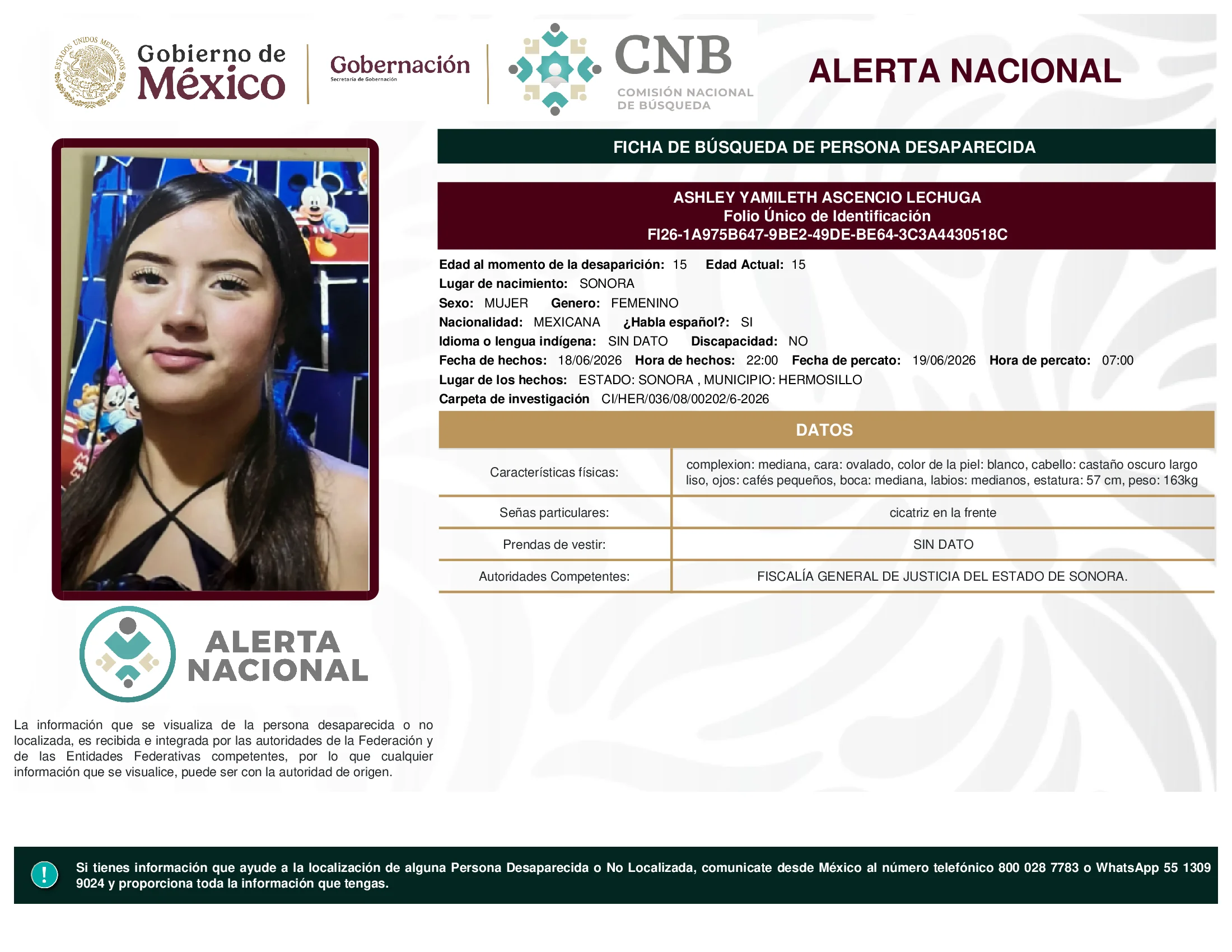 Ashley Yamileth Ascencio Lechuga