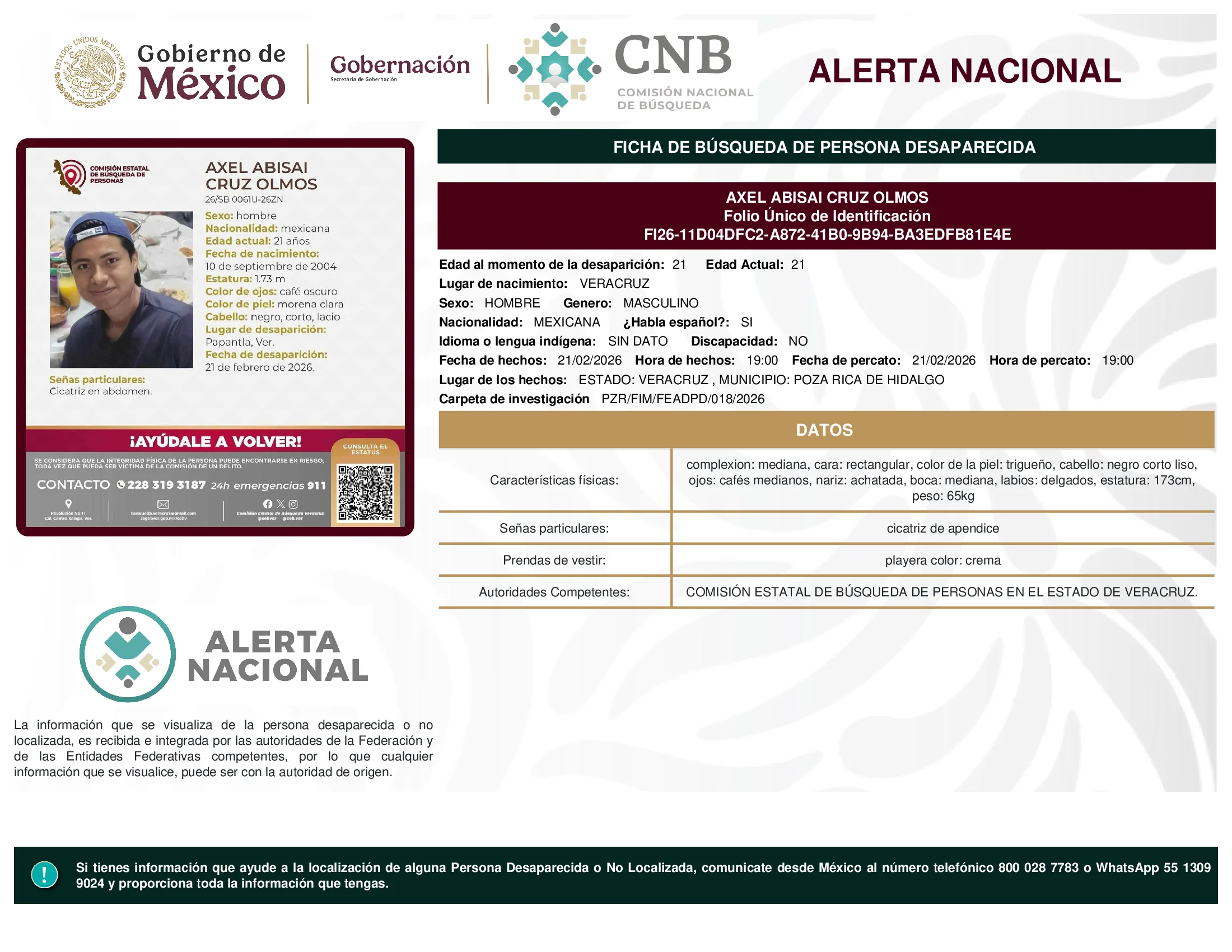 Axel Abisai Cruz Olmos
