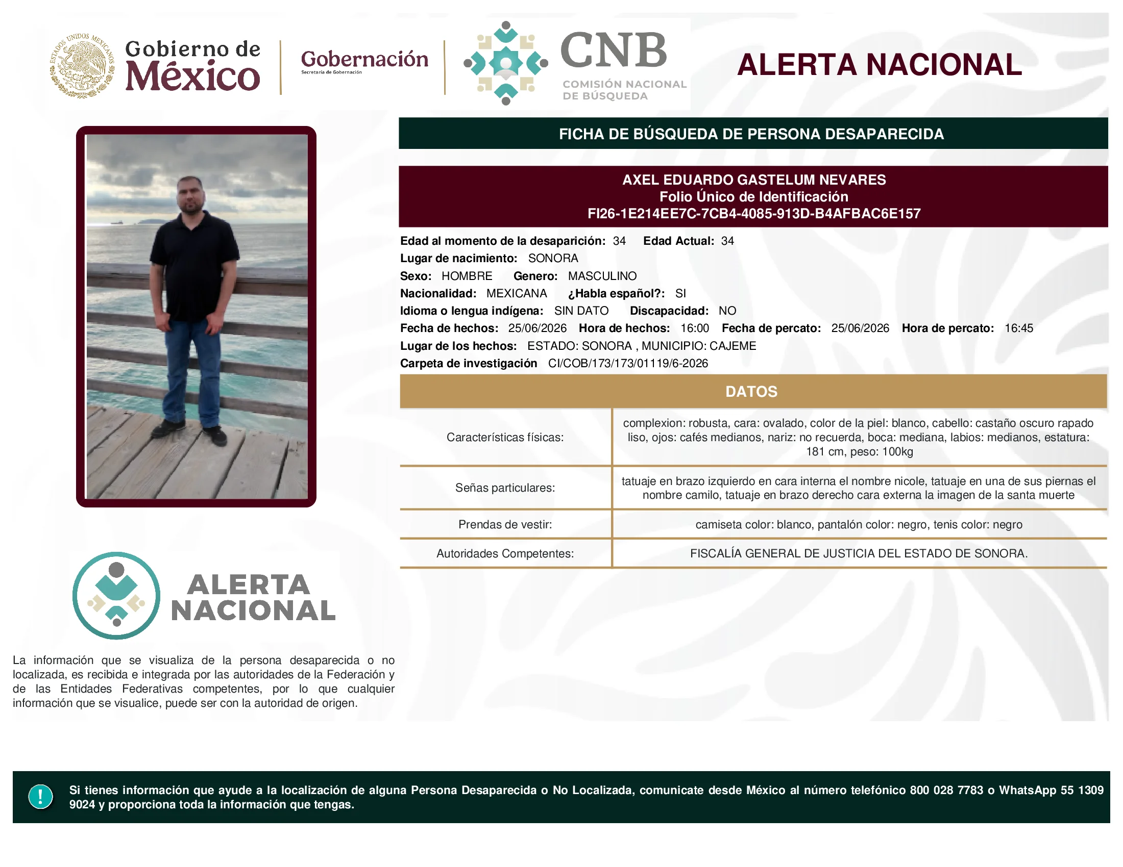 Axel Eduardo Gastelum Nevares