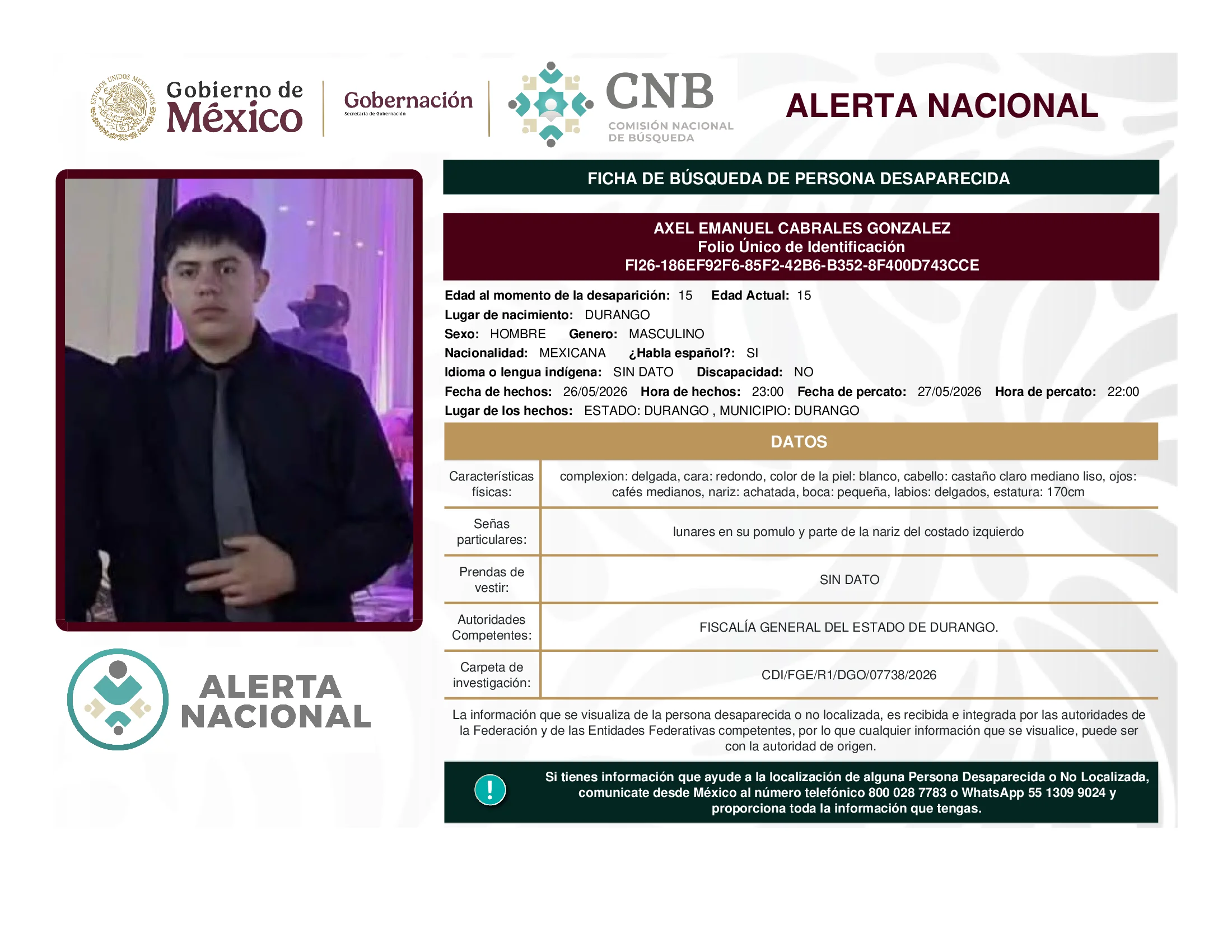 Axel Emanuel Cabrales Gonzalez