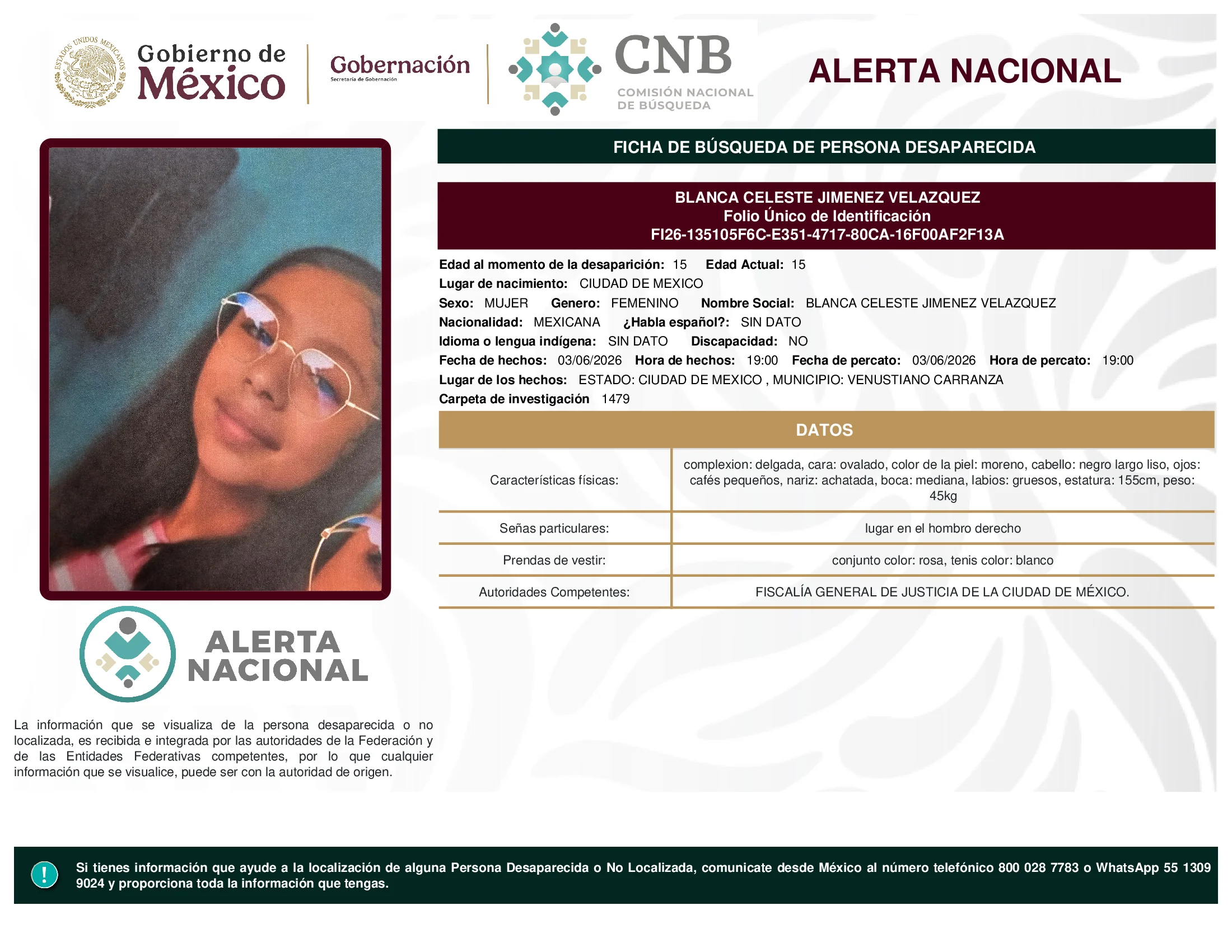 Blanca Celeste Jimenez Velazquez