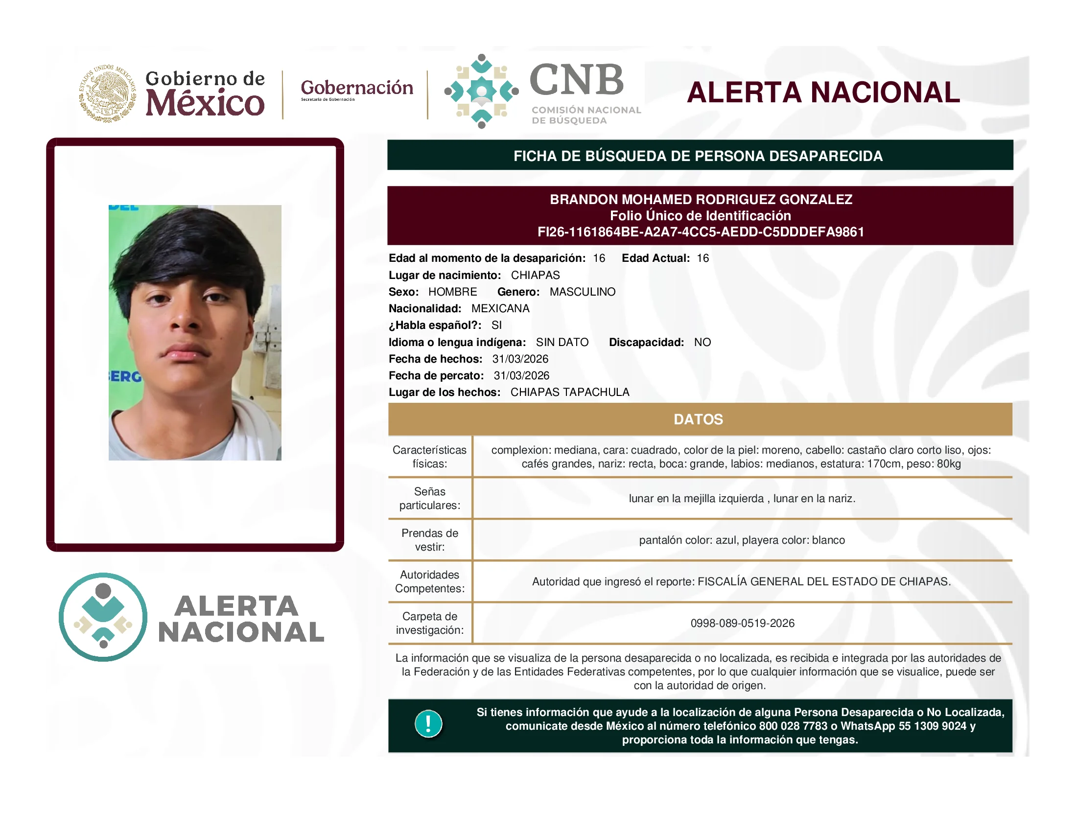 Brandon Mohamed Rodriguez Gonzalez