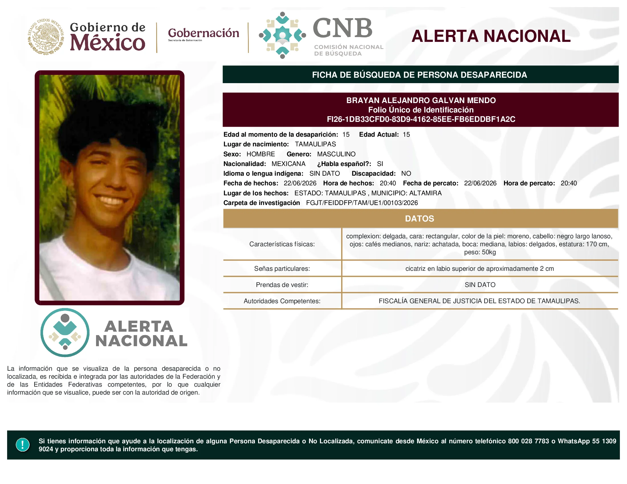 Brayan Alejandro Galvan Mendo