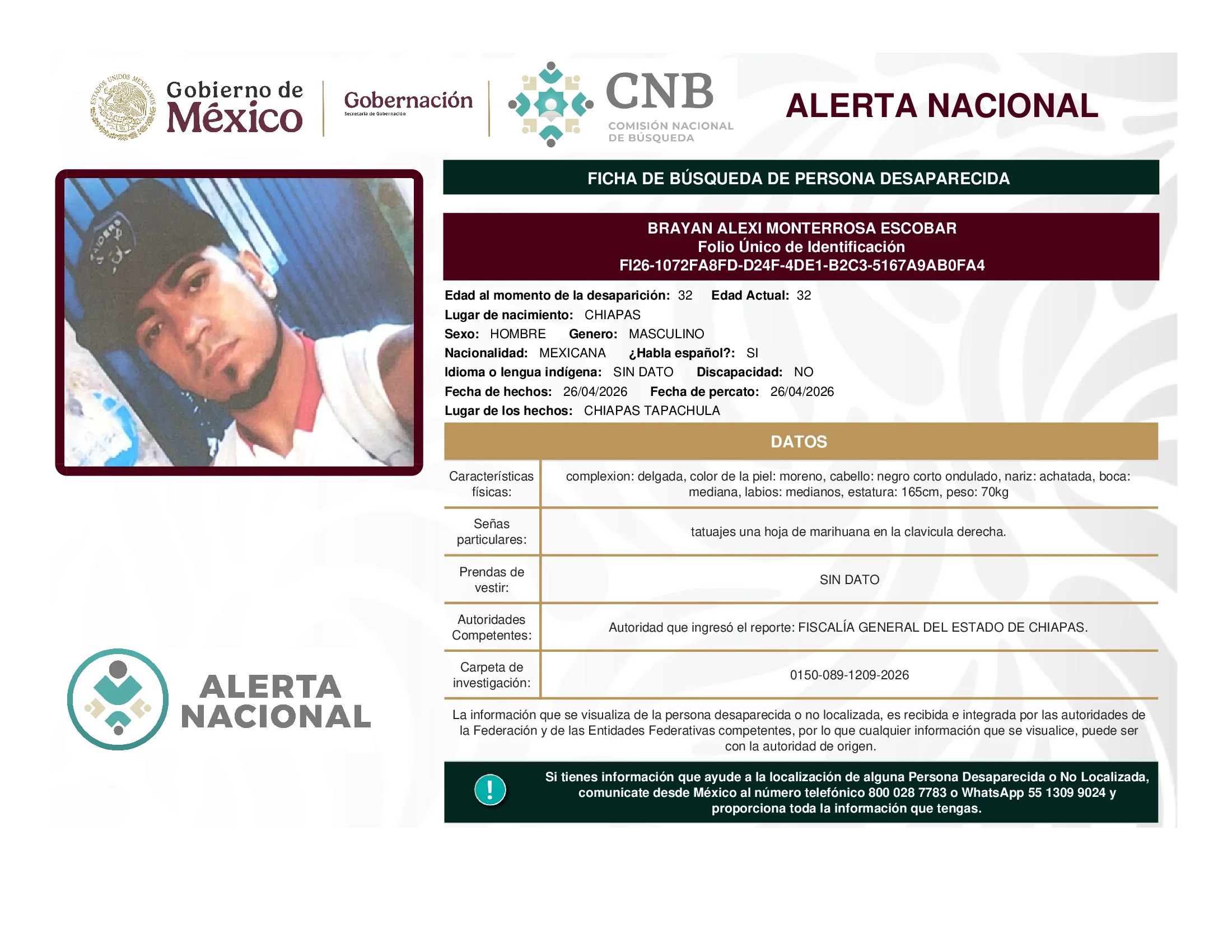 Brayan Alexi Monterrosa Escobar