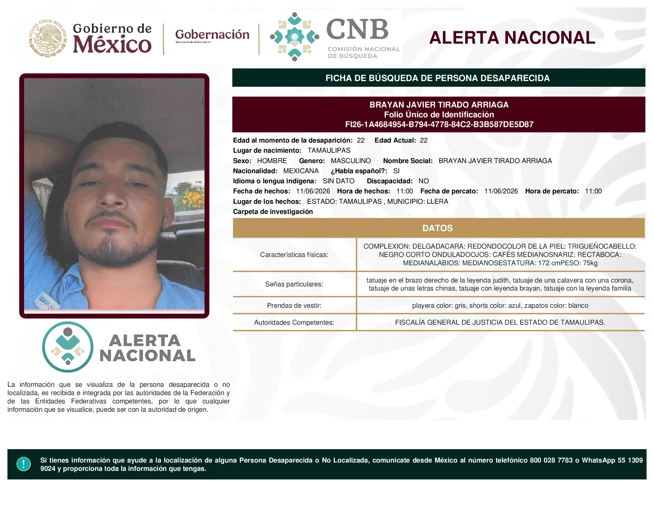 Brayan Javier Tirado Arriaga