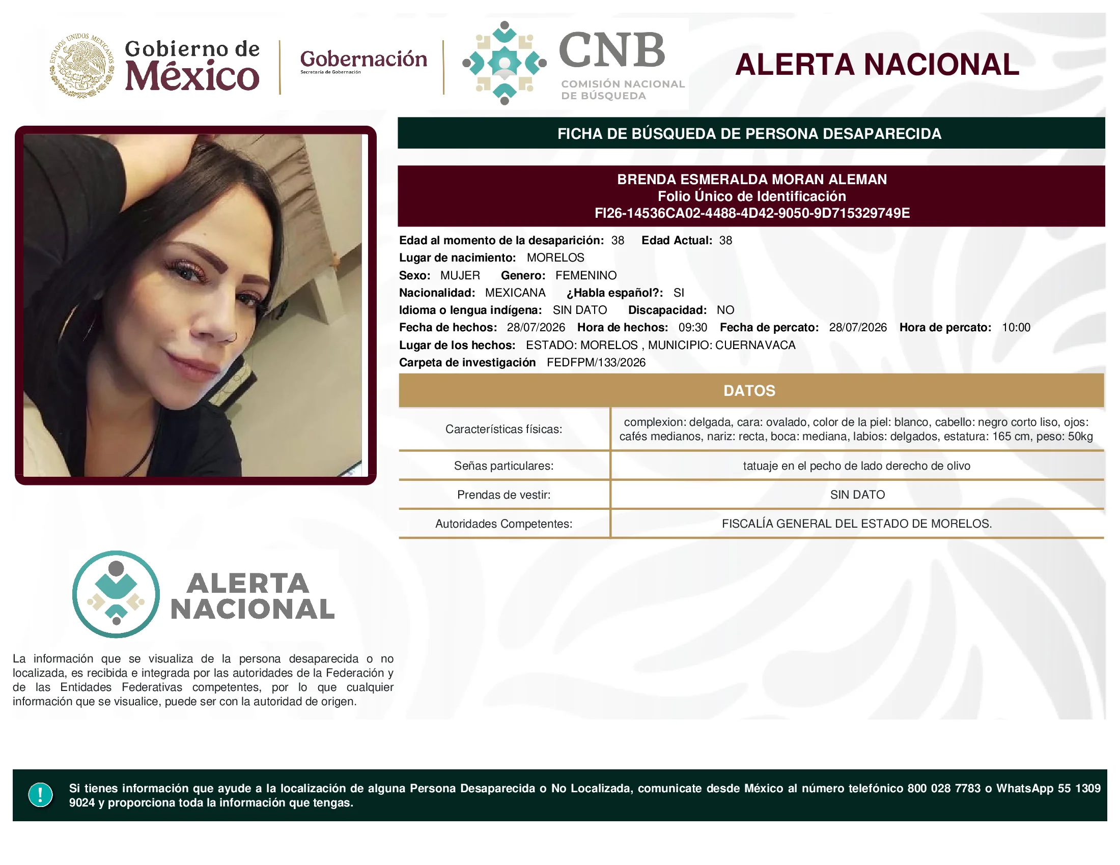 Brenda Esmeralda Moran Aleman