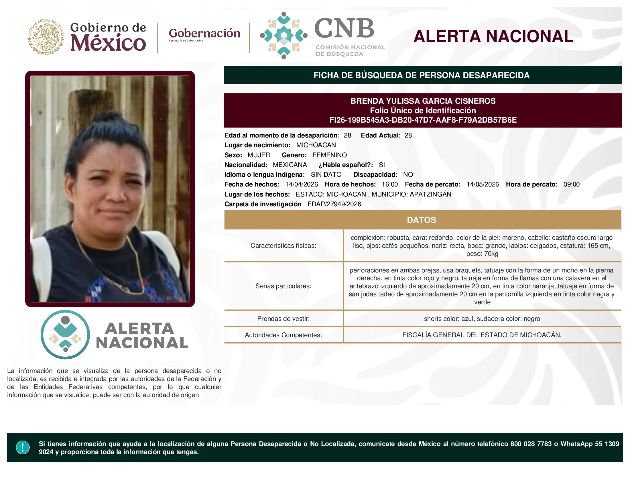 Brenda Yulissa Garcia Cisneros