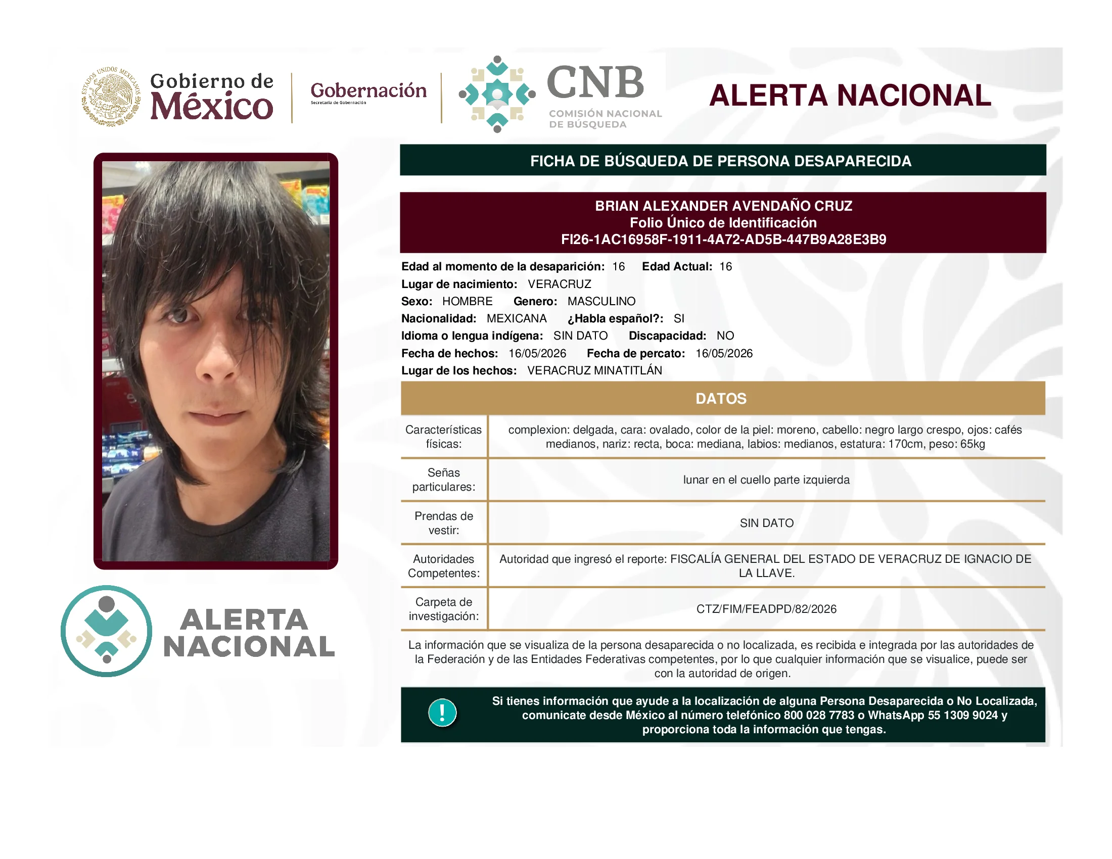 Brian Alexander Avendaño Cruz