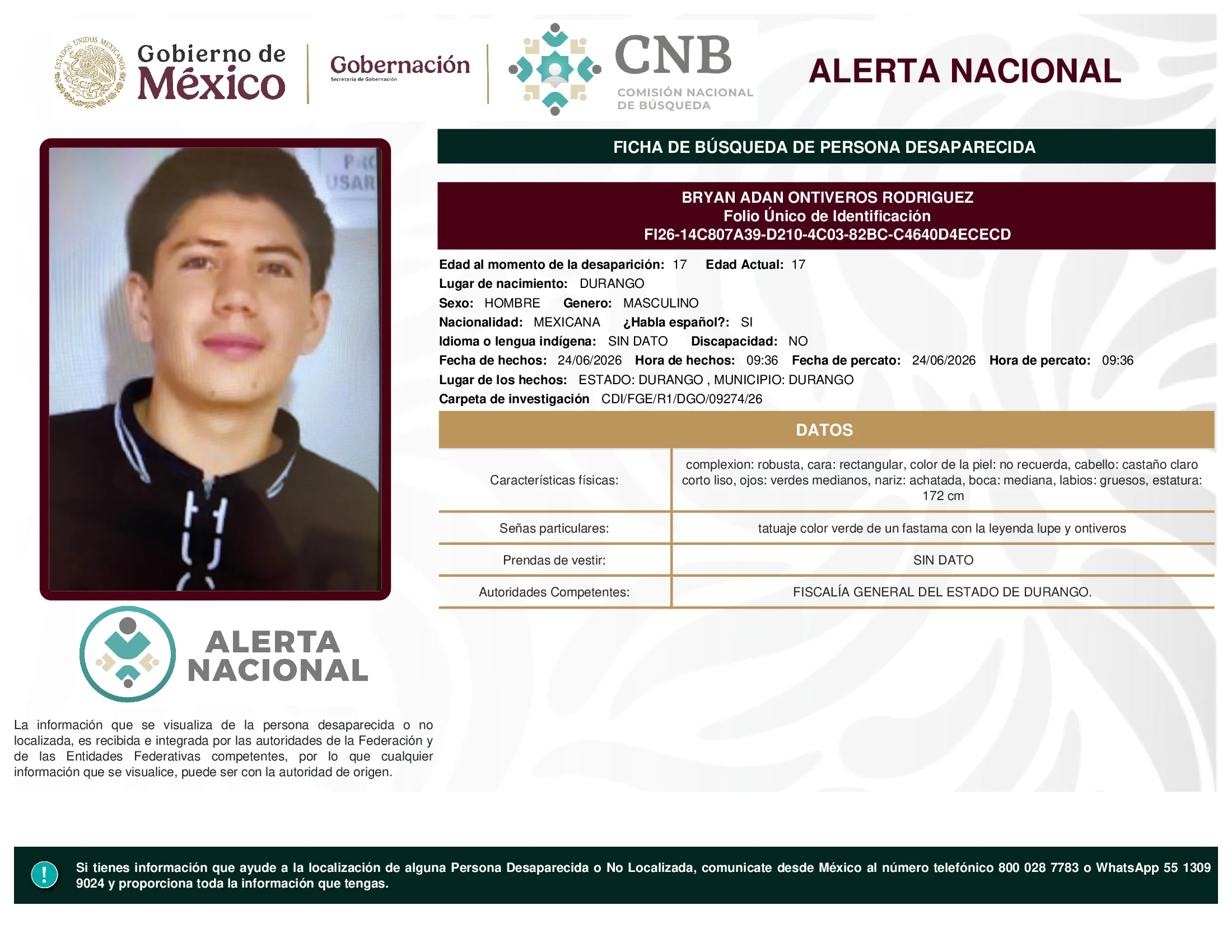 Bryan Adan Ontiveros Rodriguez