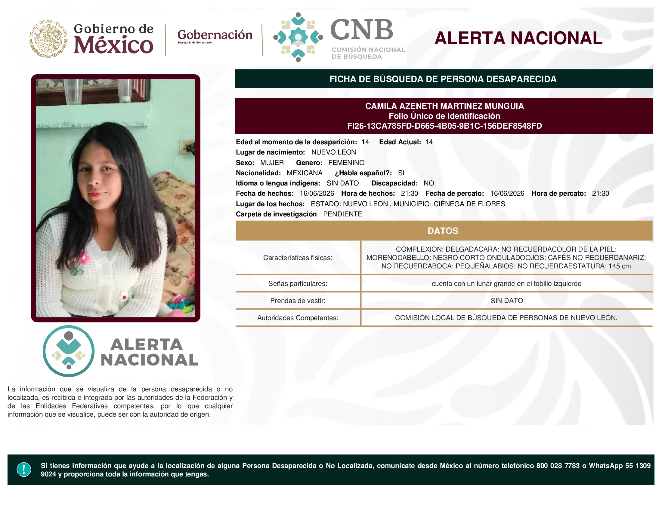 Camila Azeneth Martinez Munguia