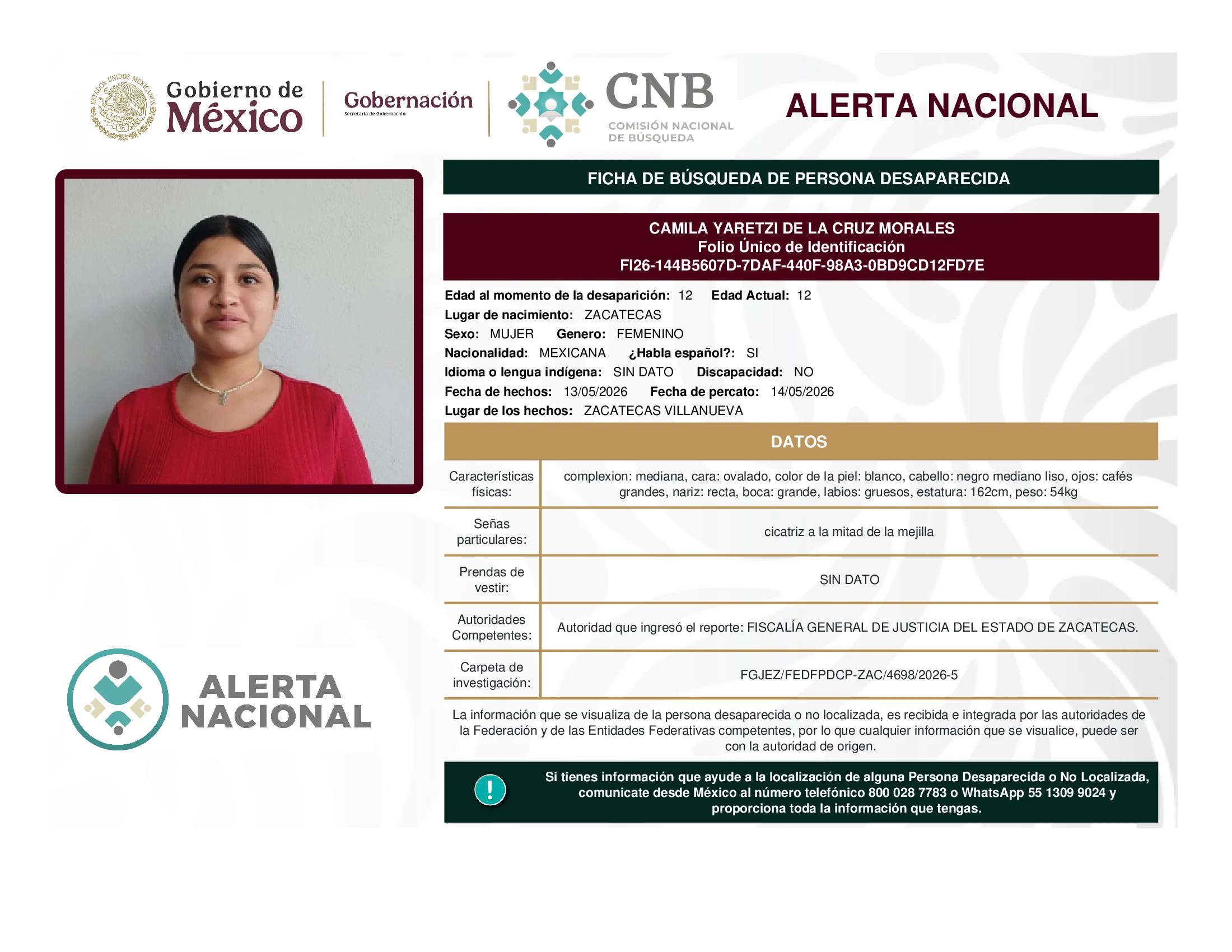 Camila Yaretzi De La Cruz Morales
