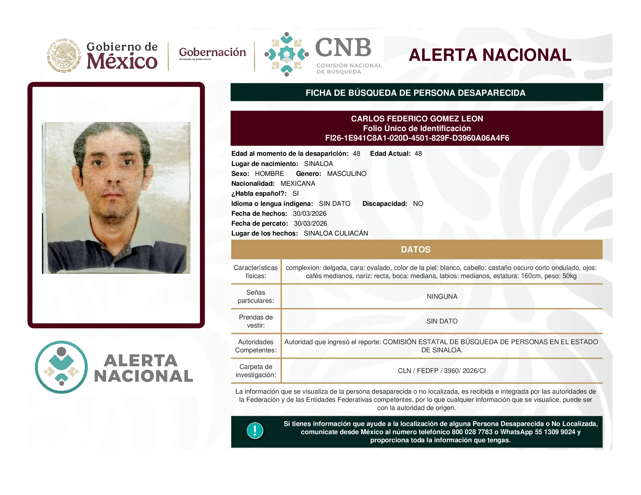 Carlos Federico Gomez Leon