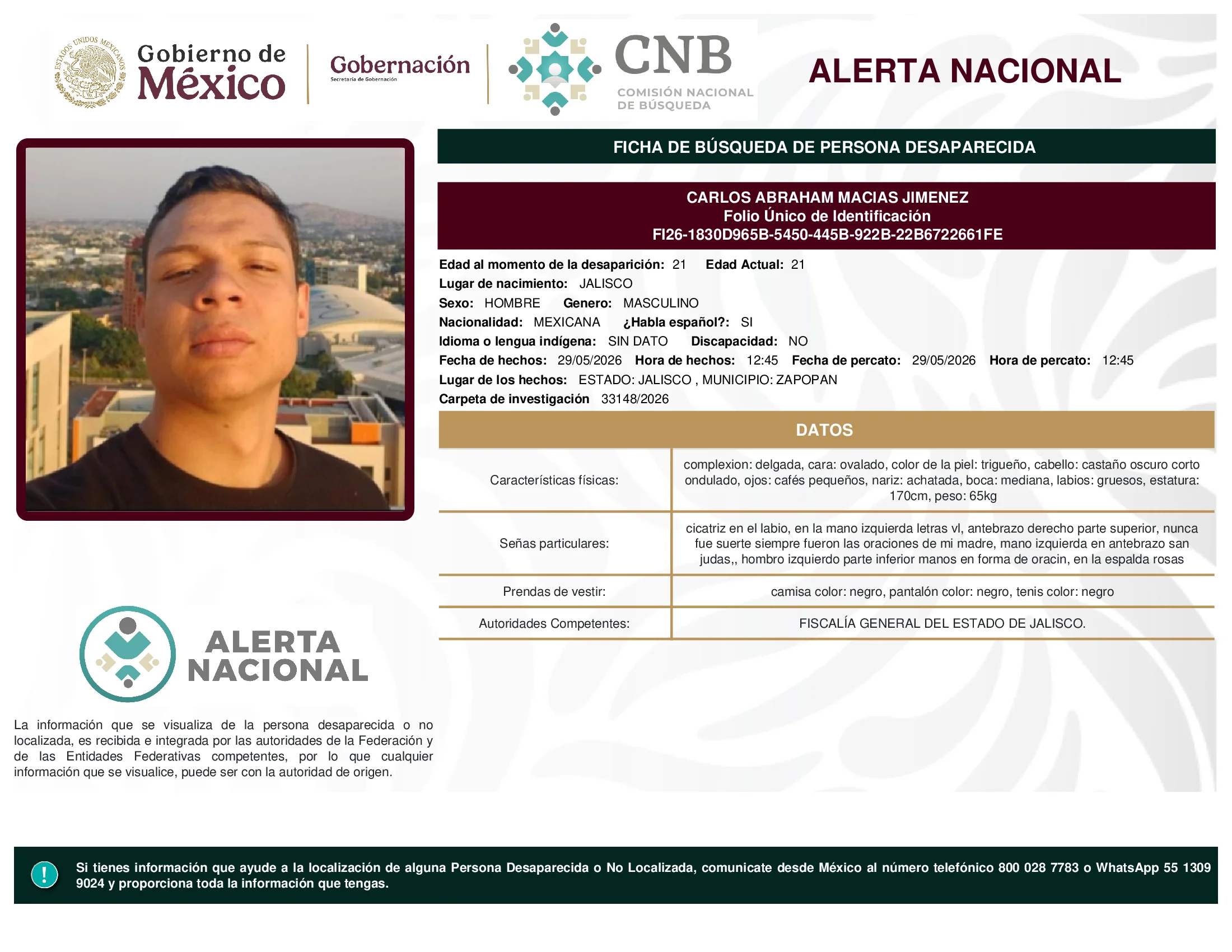 Carlos Abraham Macias Jimenez
