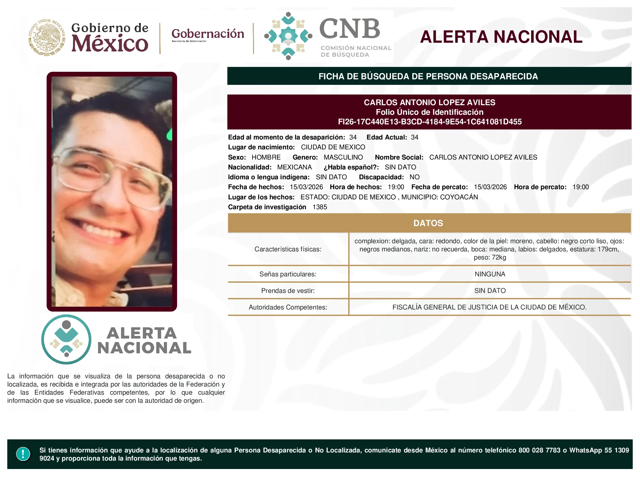 Carlos Antonio Lopez Aviles