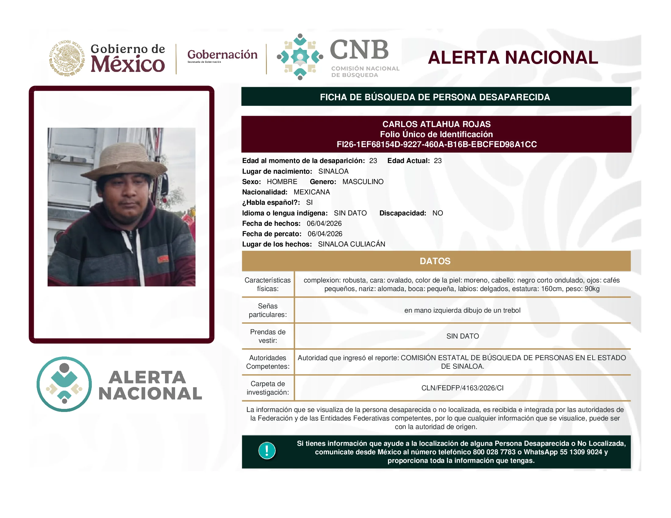 Carlos Atlahua Rojas