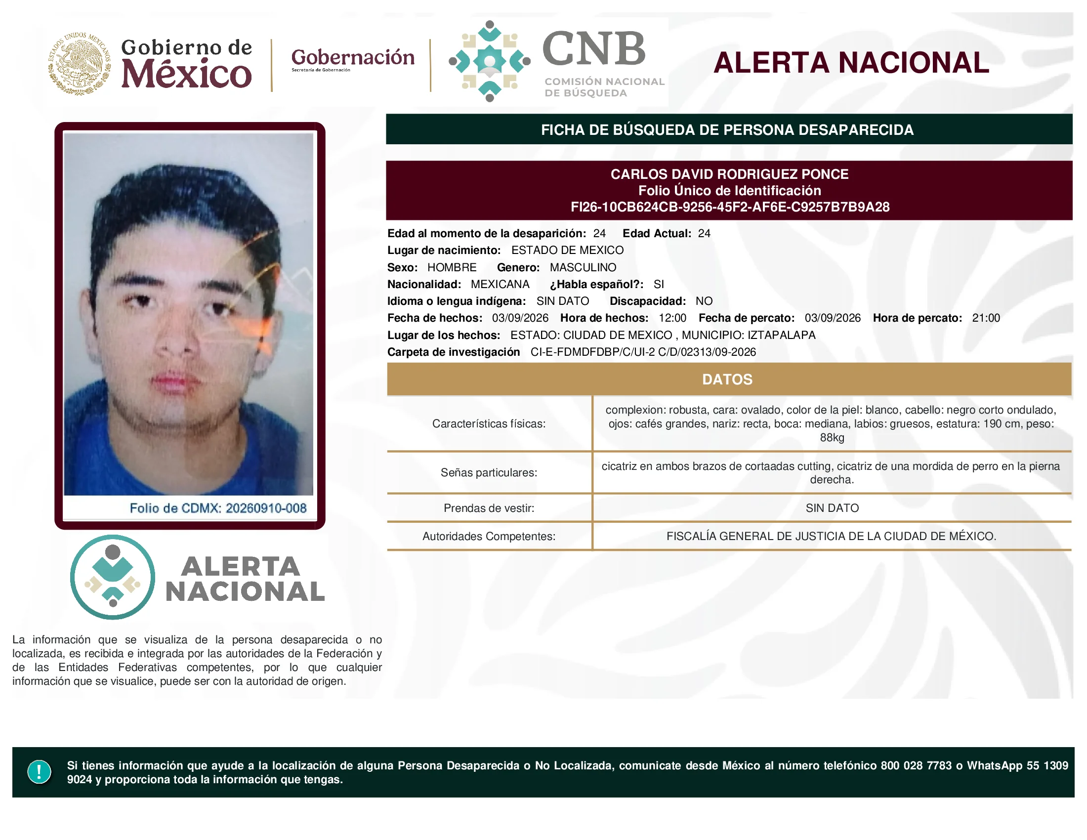 Carlos David Rodriguez Ponce