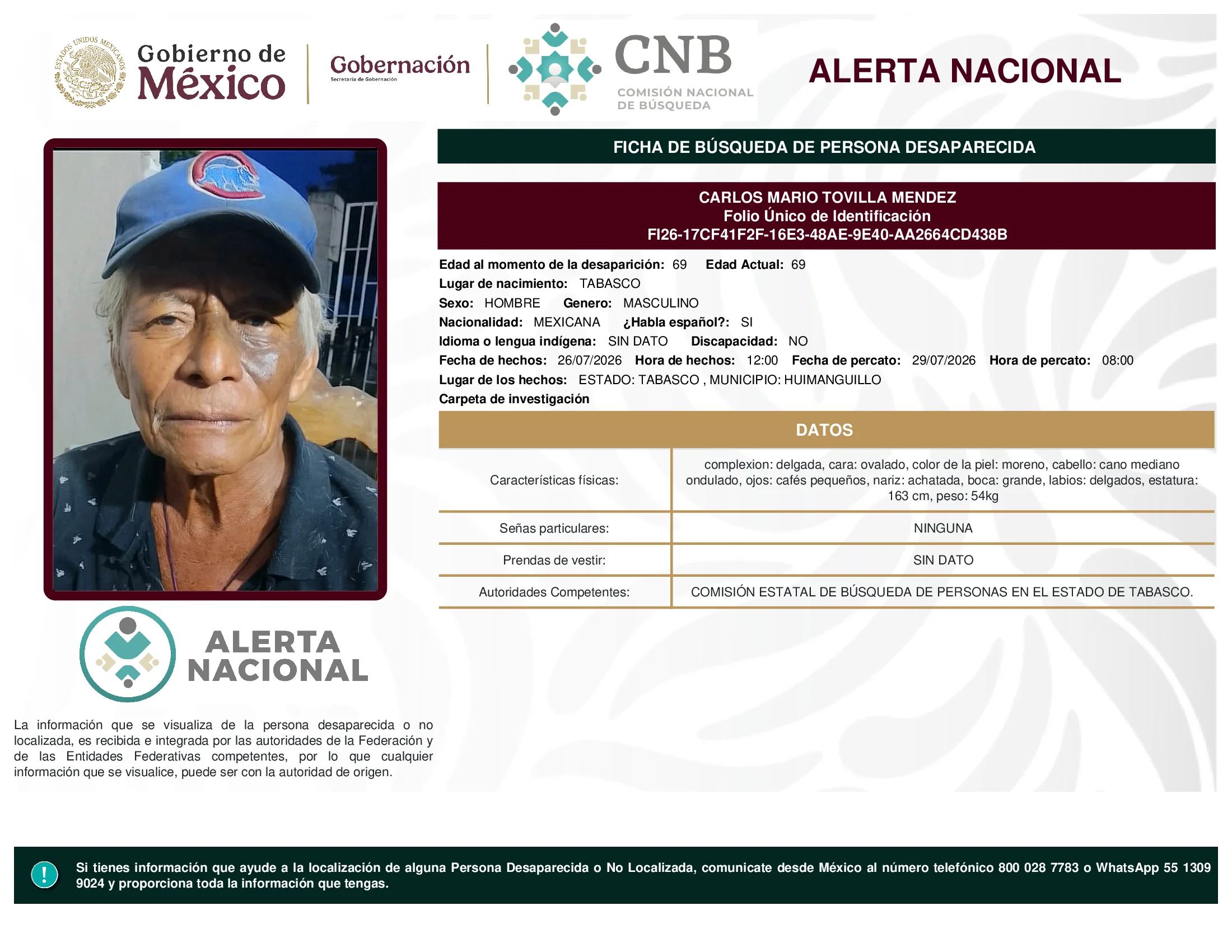 Carlos Mario Tovilla Mendez