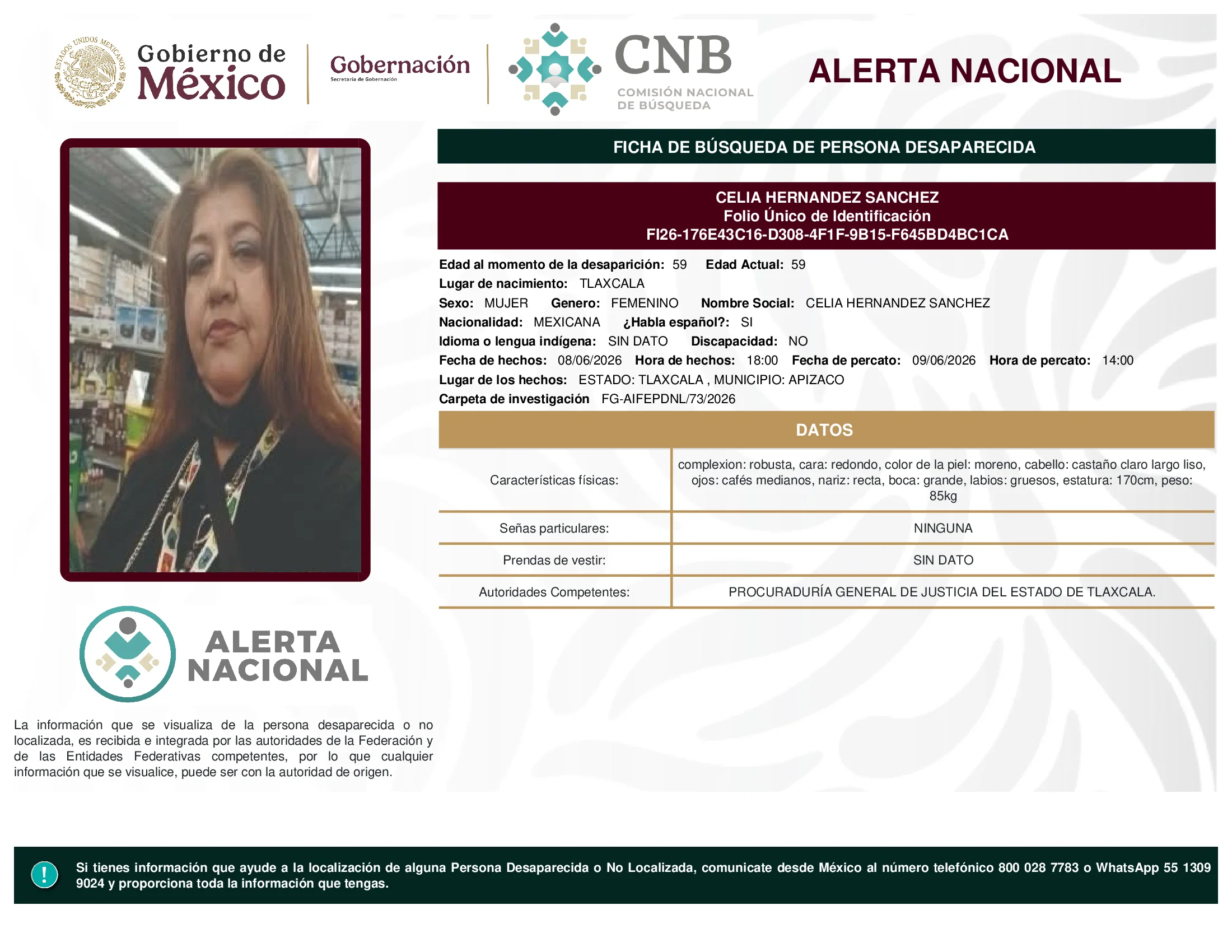 Celia Hernandez Sanchez