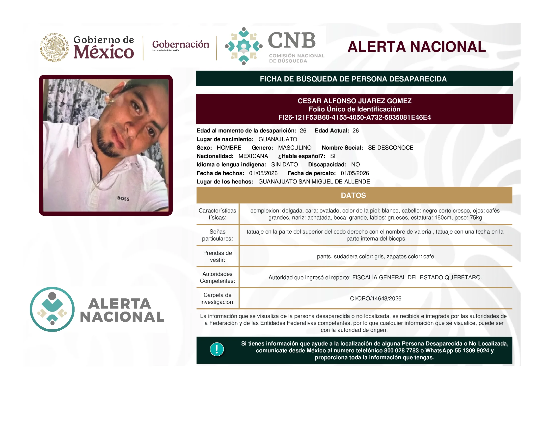 Cesar Alfonso Juarez Gomez