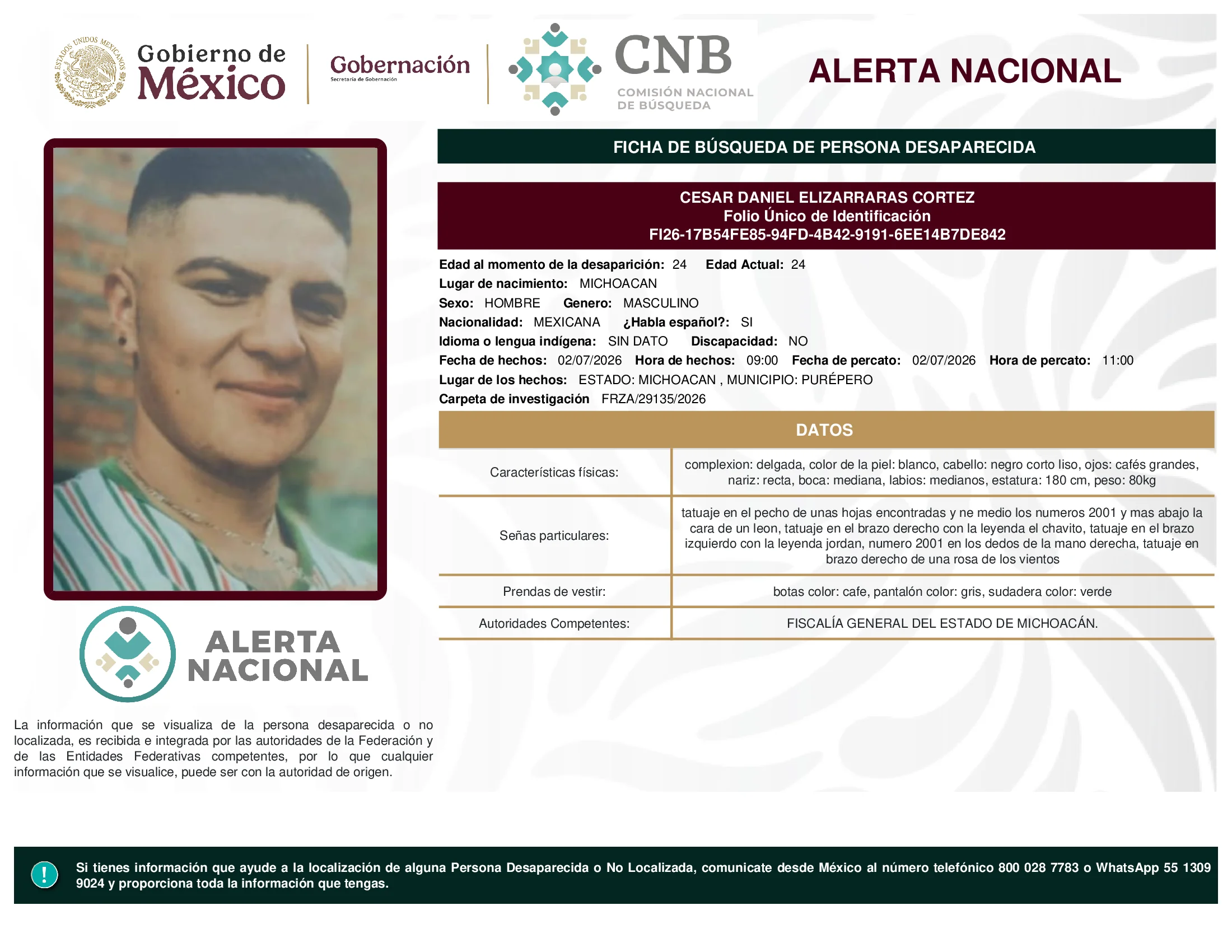 Cesar Daniel Elizarraras Cortez