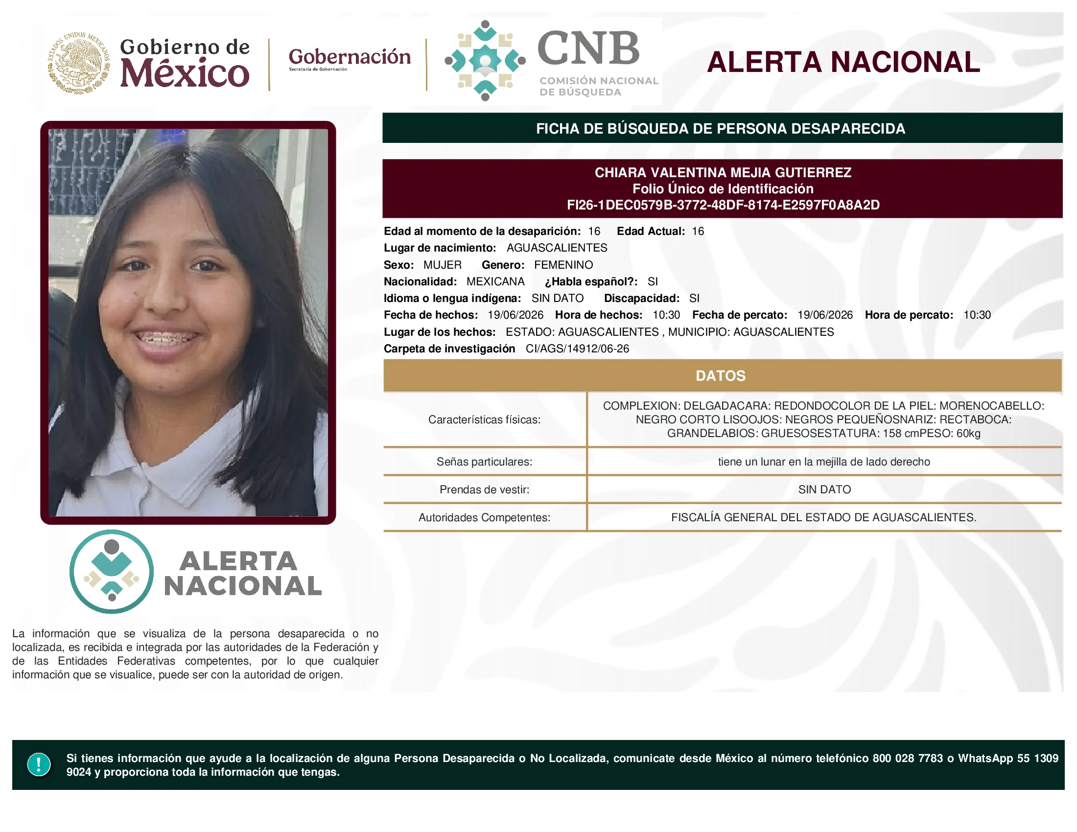 Chiara Valentina Mejia Gutierrez