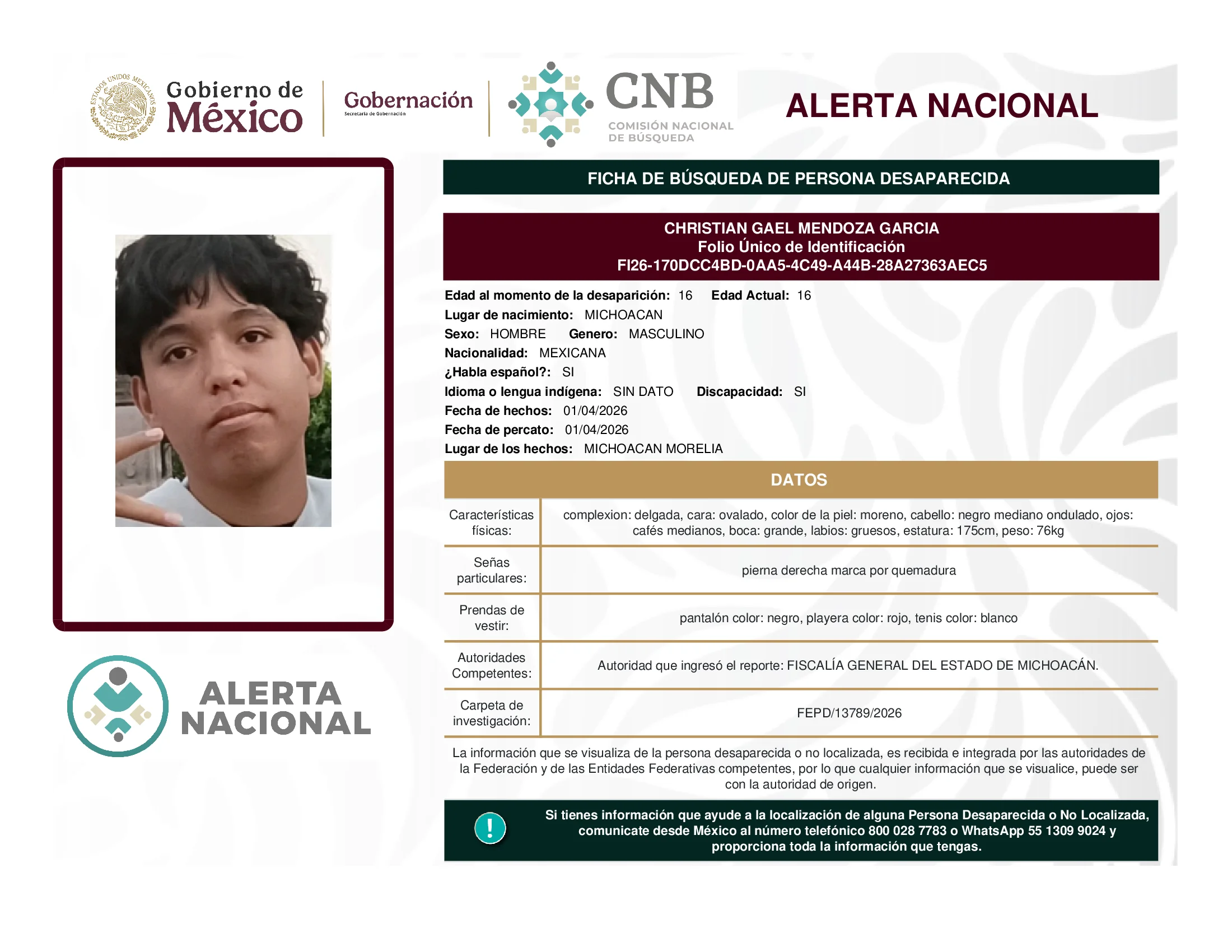 Christian Gael Mendoza Garcia