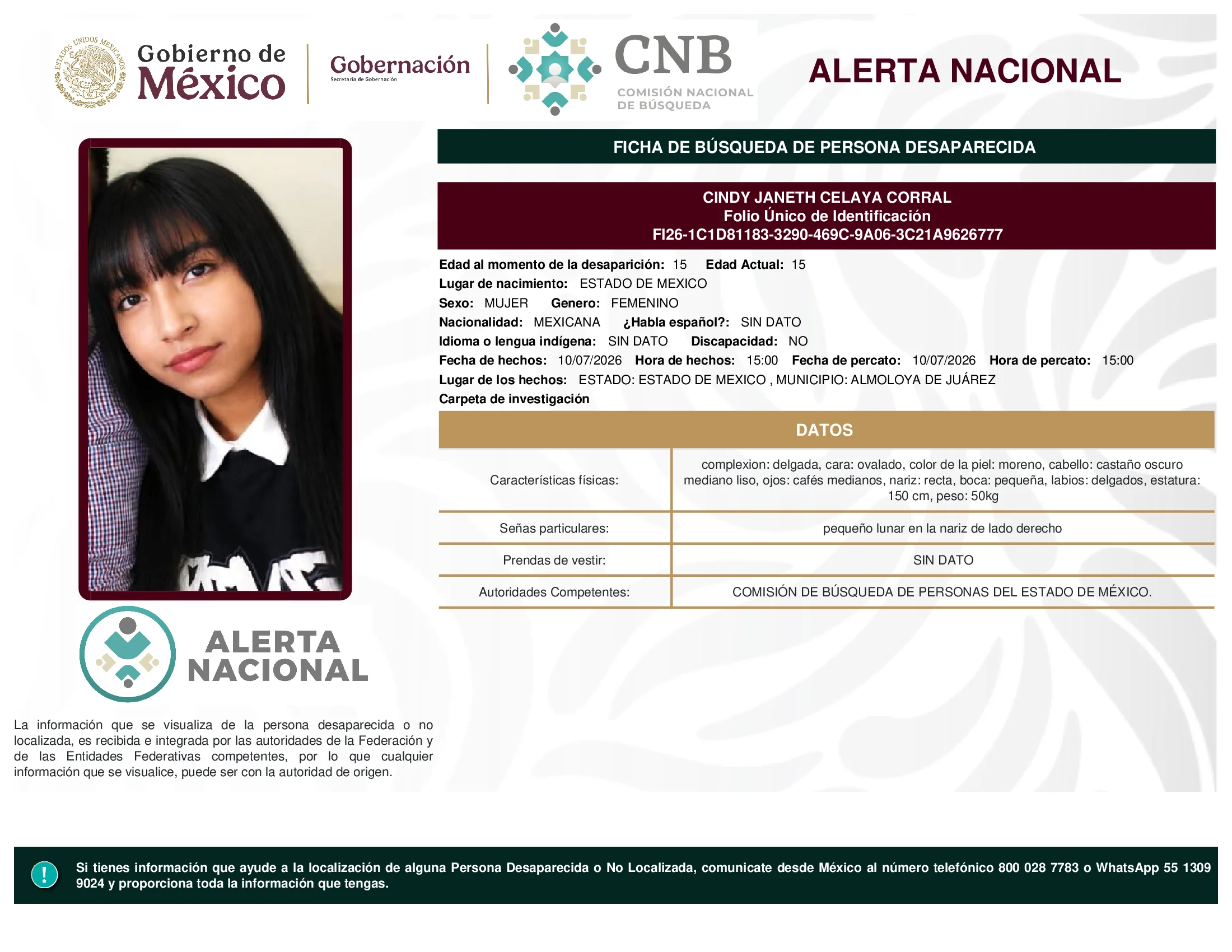 Cindy Janeth Celaya Corral