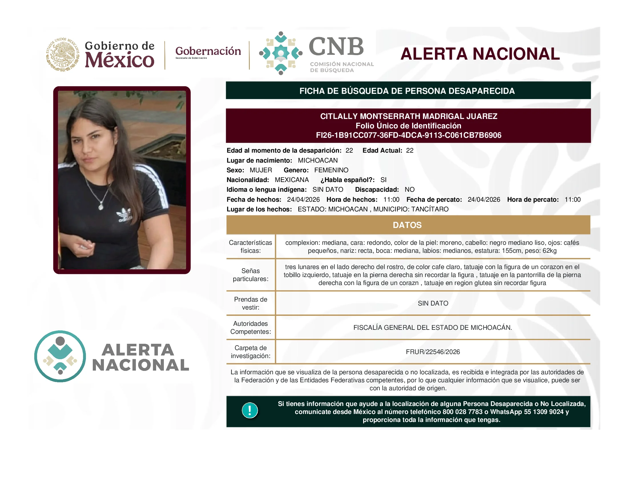 Citlally Montserrath Madrigal Juarez