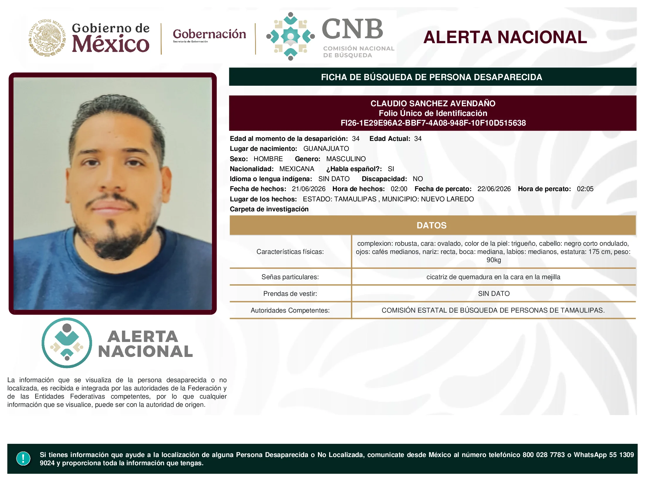 Claudio Sanchez Avendaño